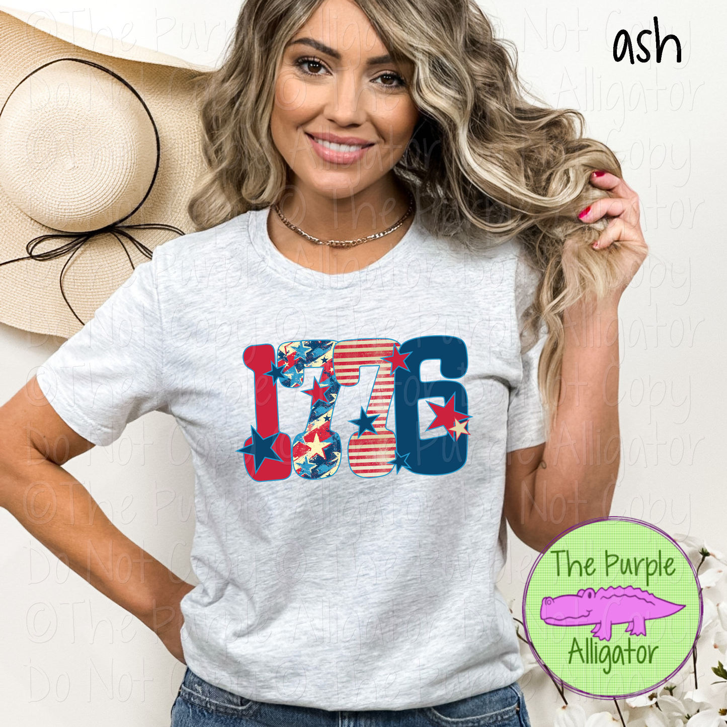 1776 Patriotic Americana Stars & Stripes Summer Graphic Apparel 0725 HMD
