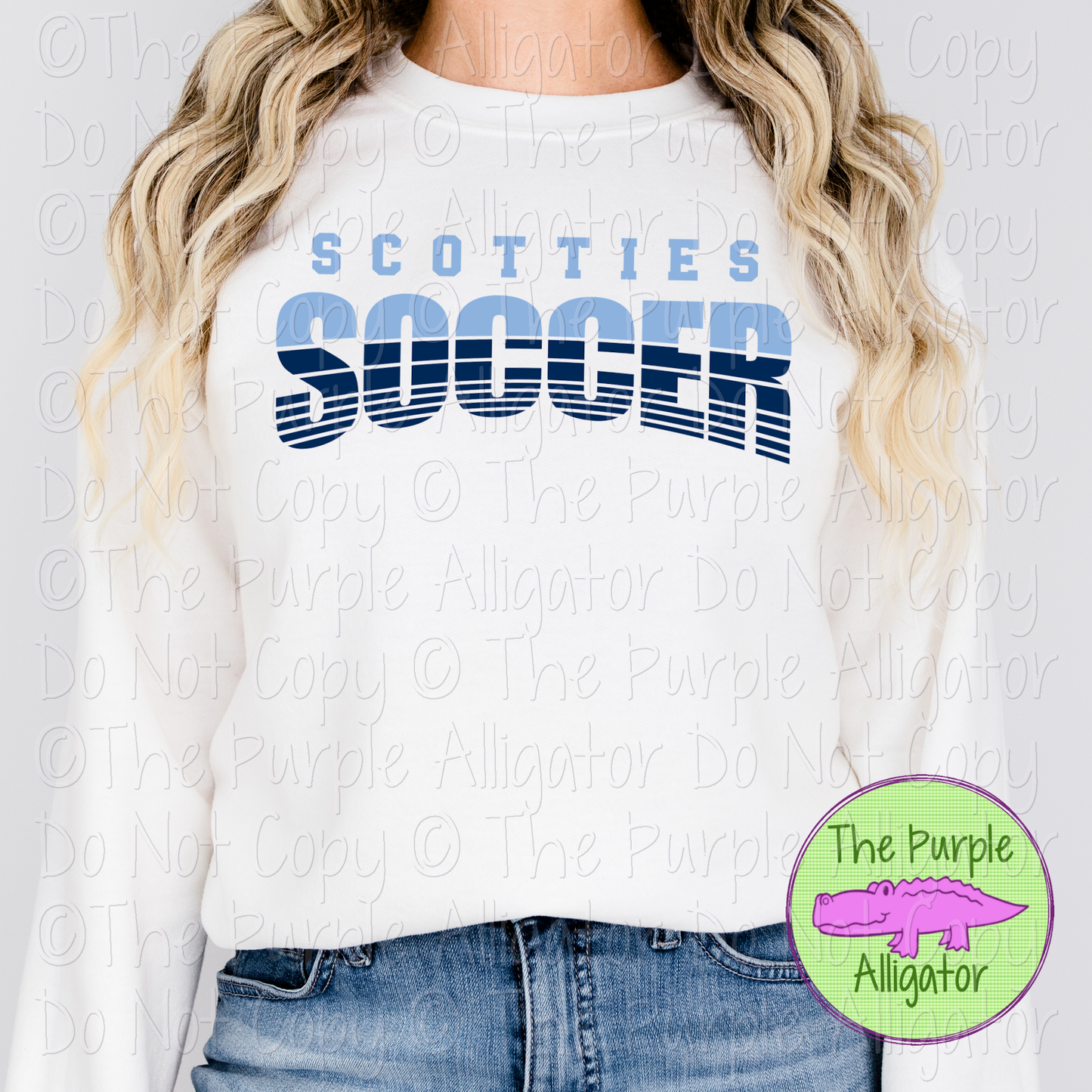 Scotties Soccer SC18 Mascot School Spirit - CHOOSE YOUR DESIGN COLORS (d2f TPA)