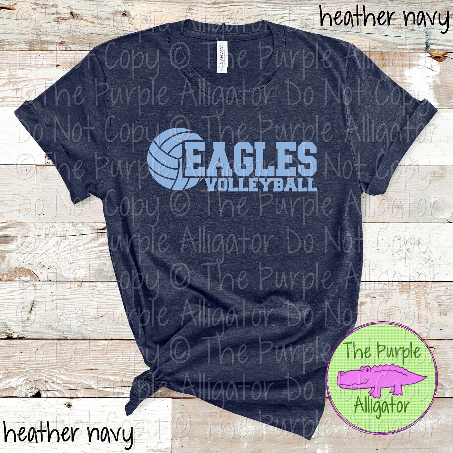 Eagles Volleyball SC31 Mascot School Spirit Wear Team Swag - CHOOSE YOUR DESIGN COLOR - 0625 (d2f TPA)