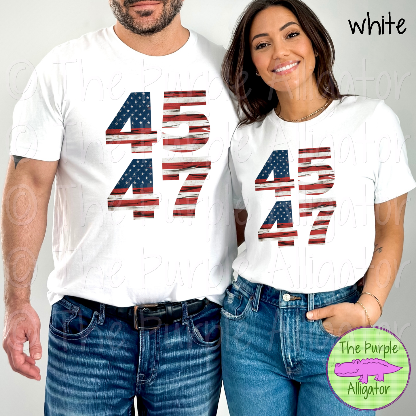 45 47 US Flag Front or Front/Back (d2f TY)