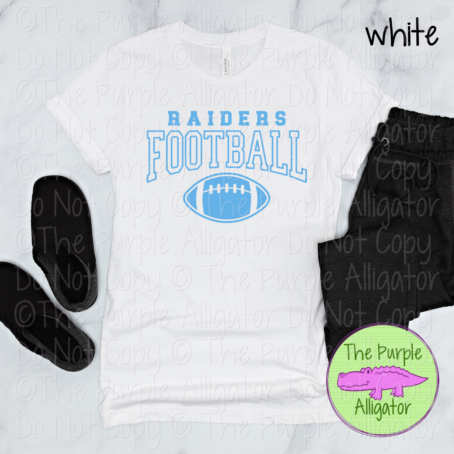 Raiders Football SC52 | Custom Team Spirit Wear for Game Day & Fans - CHOOSE YOUR DESIGN COLOR - 0725 (d2f TPA)