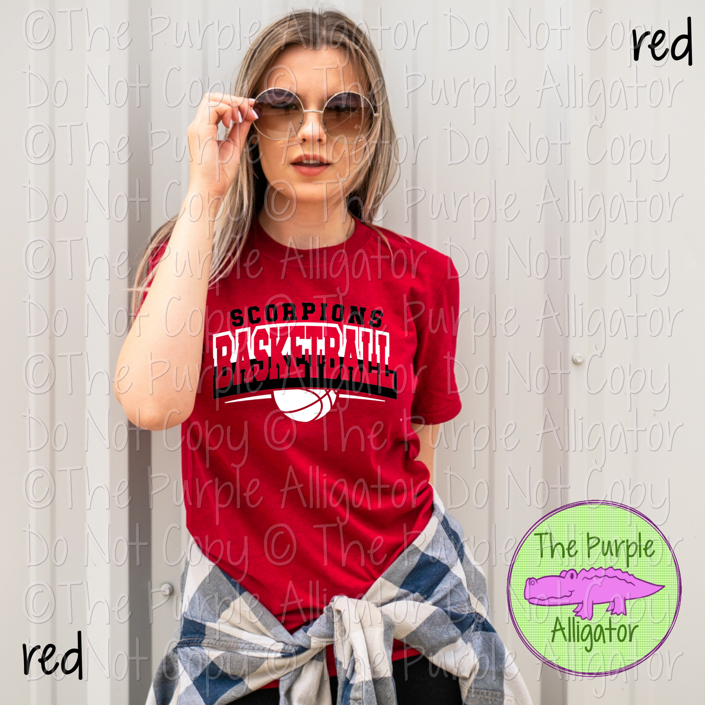Scorpions Open Basketball SC62 Mascot School Spirit Wear Team Swag - CHOOSE YOUR DESIGN COLORS - 0625 (d2f TPA)