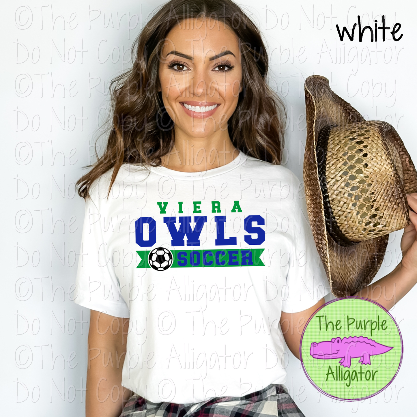 Viera Owls Soccer SC6 Mascot School Spirit - CHOOSE YOUR DESIGN COLORS (d2f TPA)