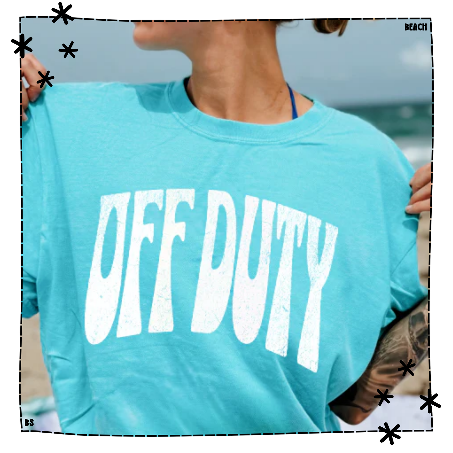Arched Distressed Off Duty WEEKLY DROP