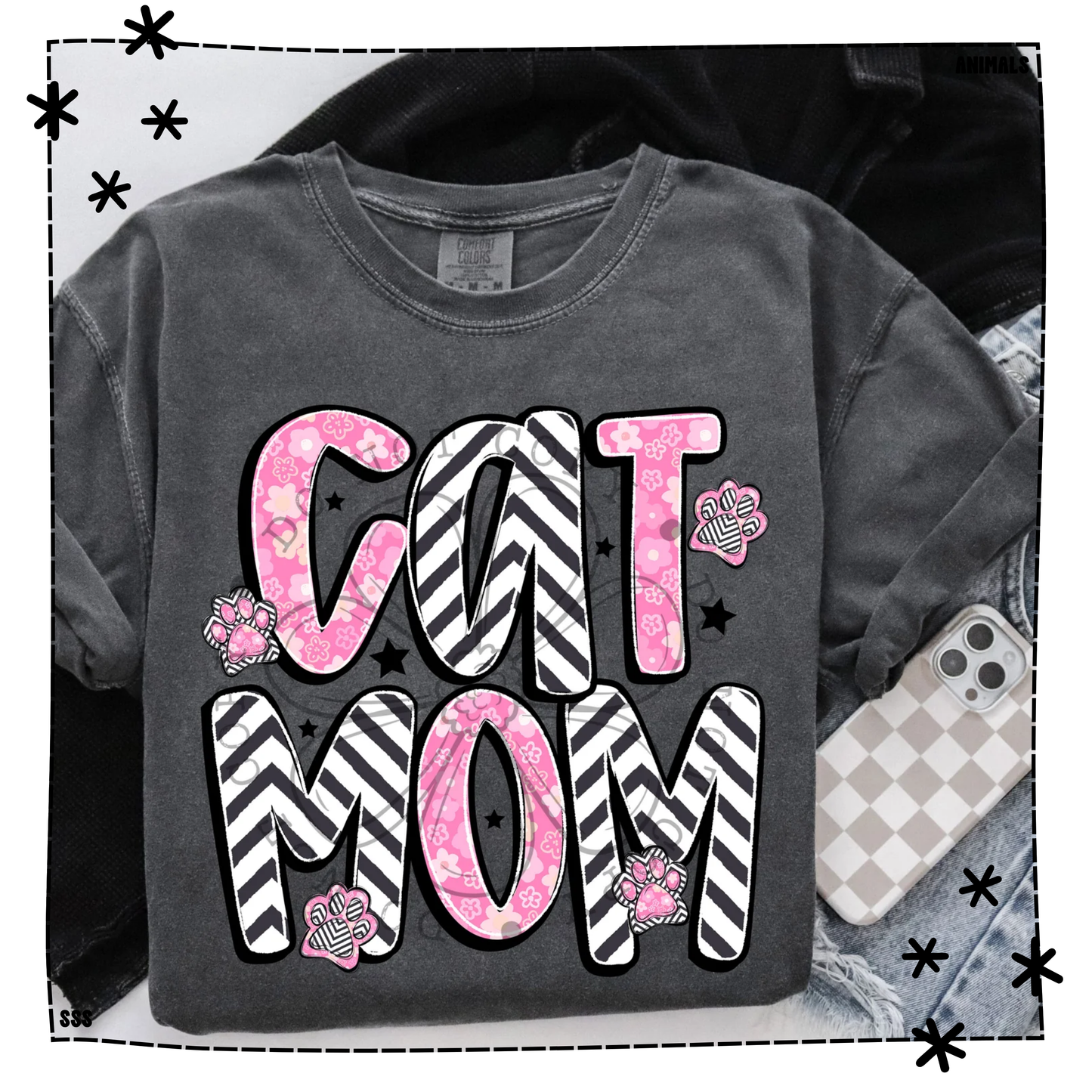 Cat Mom Zig Zag WEEKLY DROP