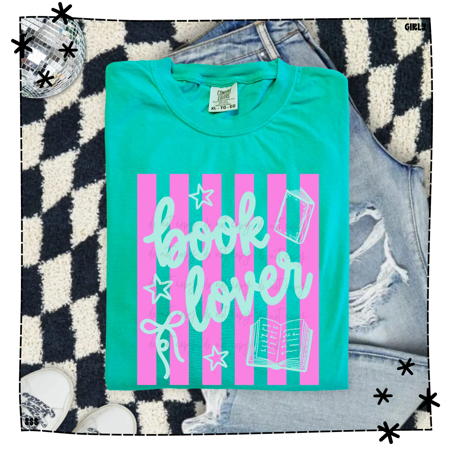 Coquette Stripes Book Lover WEEKLY DROP
