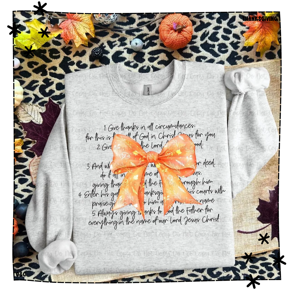 Coquette Thanksgiving Bible Verses WEEKLY DROP
