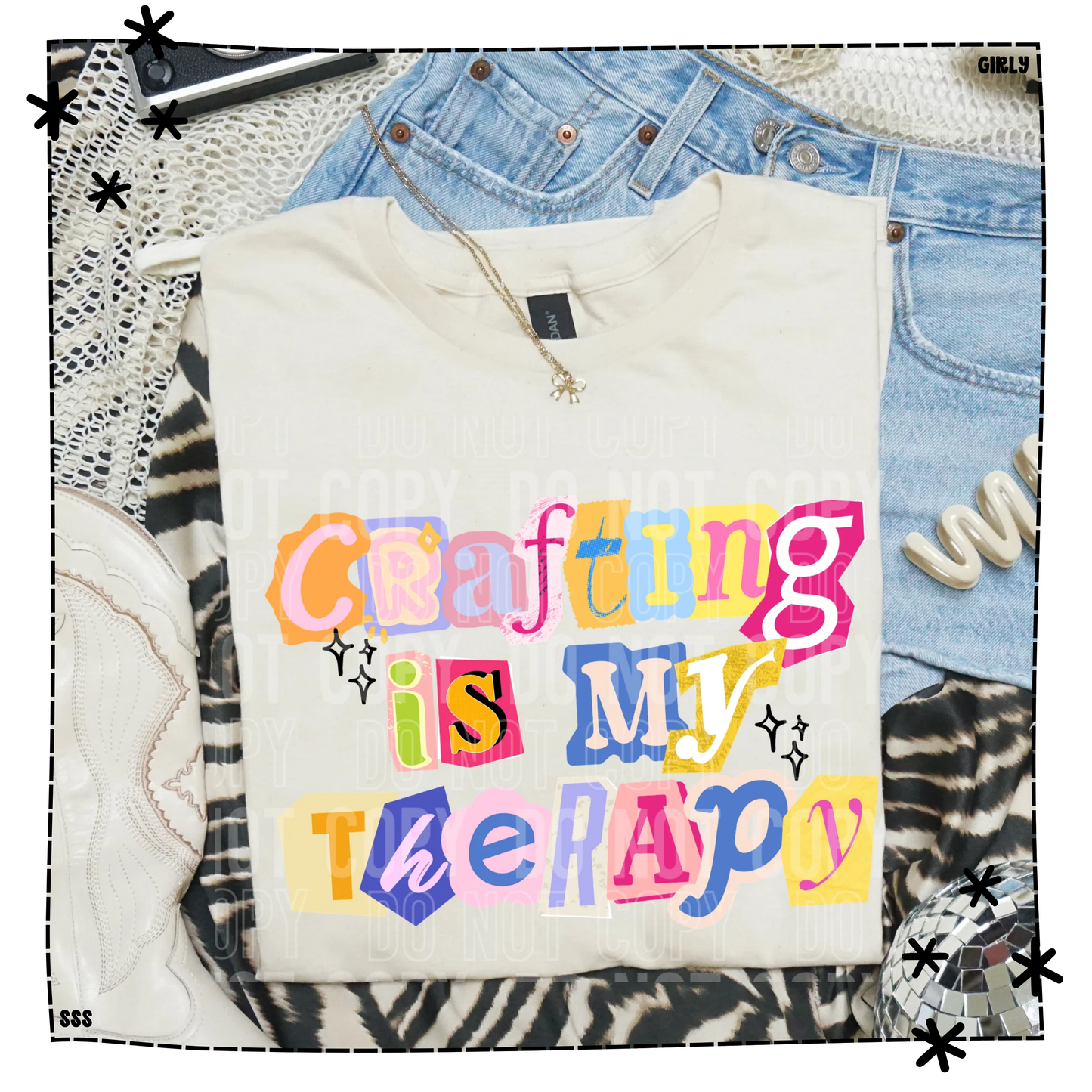 Crafting Is My Therapy Magazine Cutout WEEKLY DROP