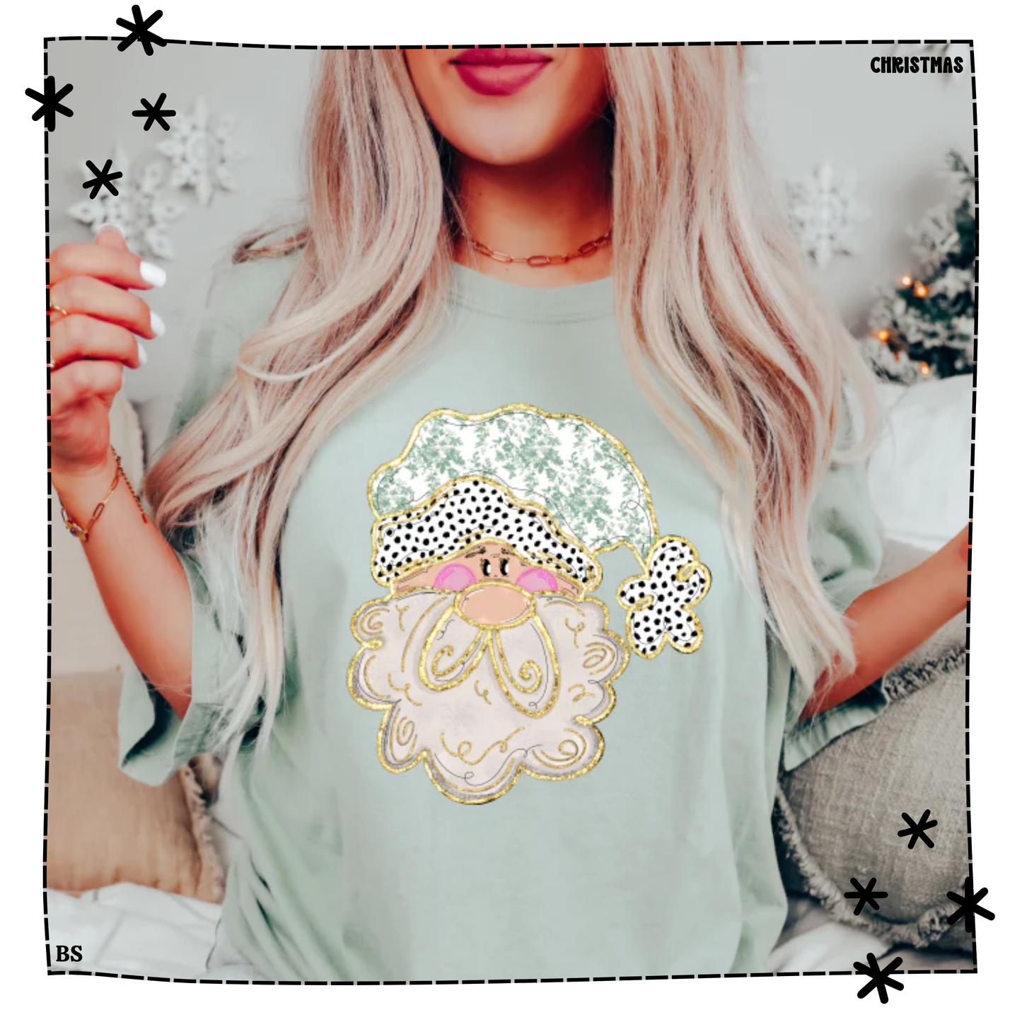 Green Grand Millennial Santa WEEKLY DROP