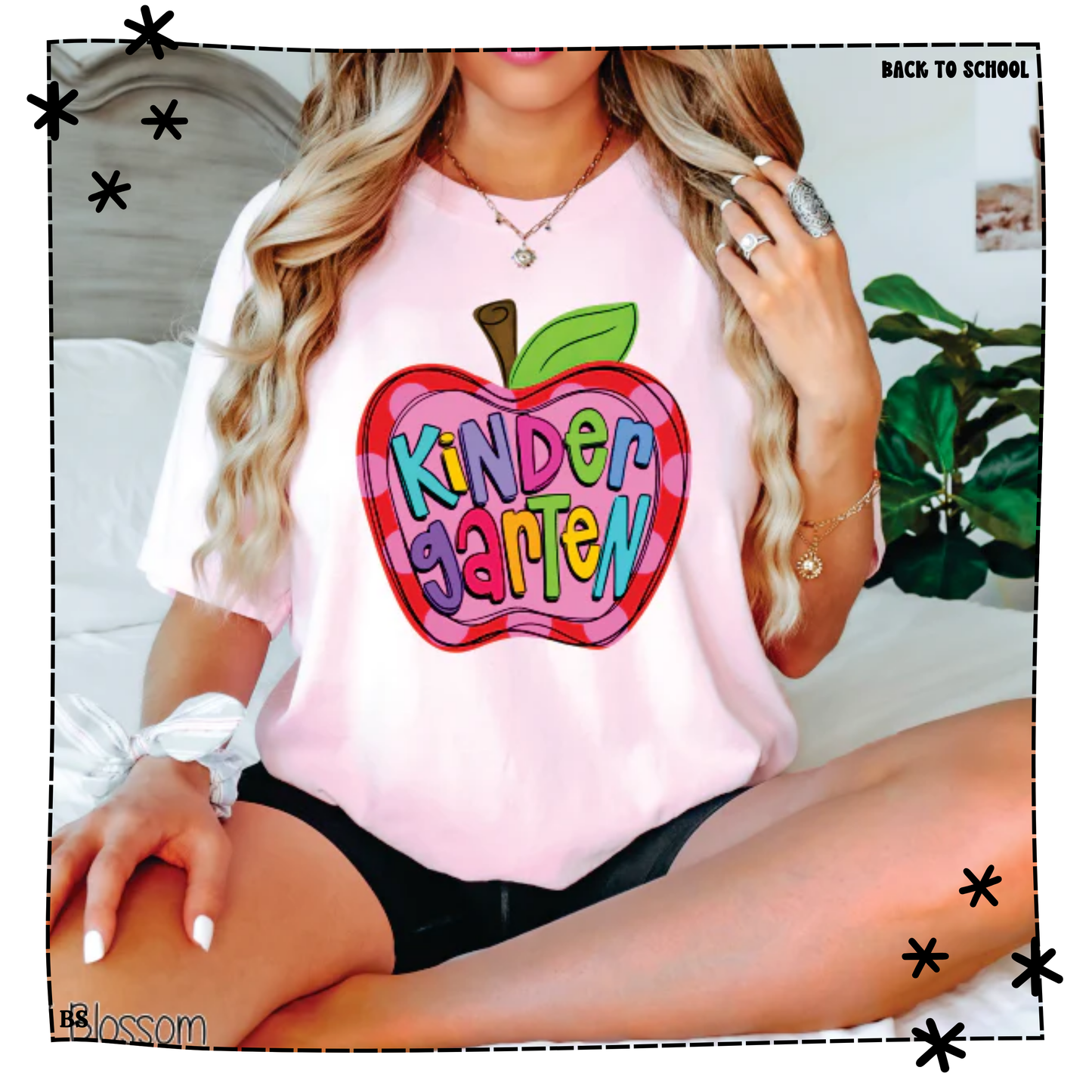 Kindergarten Apple Pink Dots WEEKLY DROP
