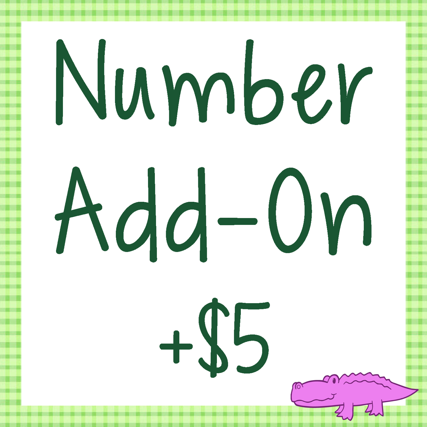 Player Number Add-On