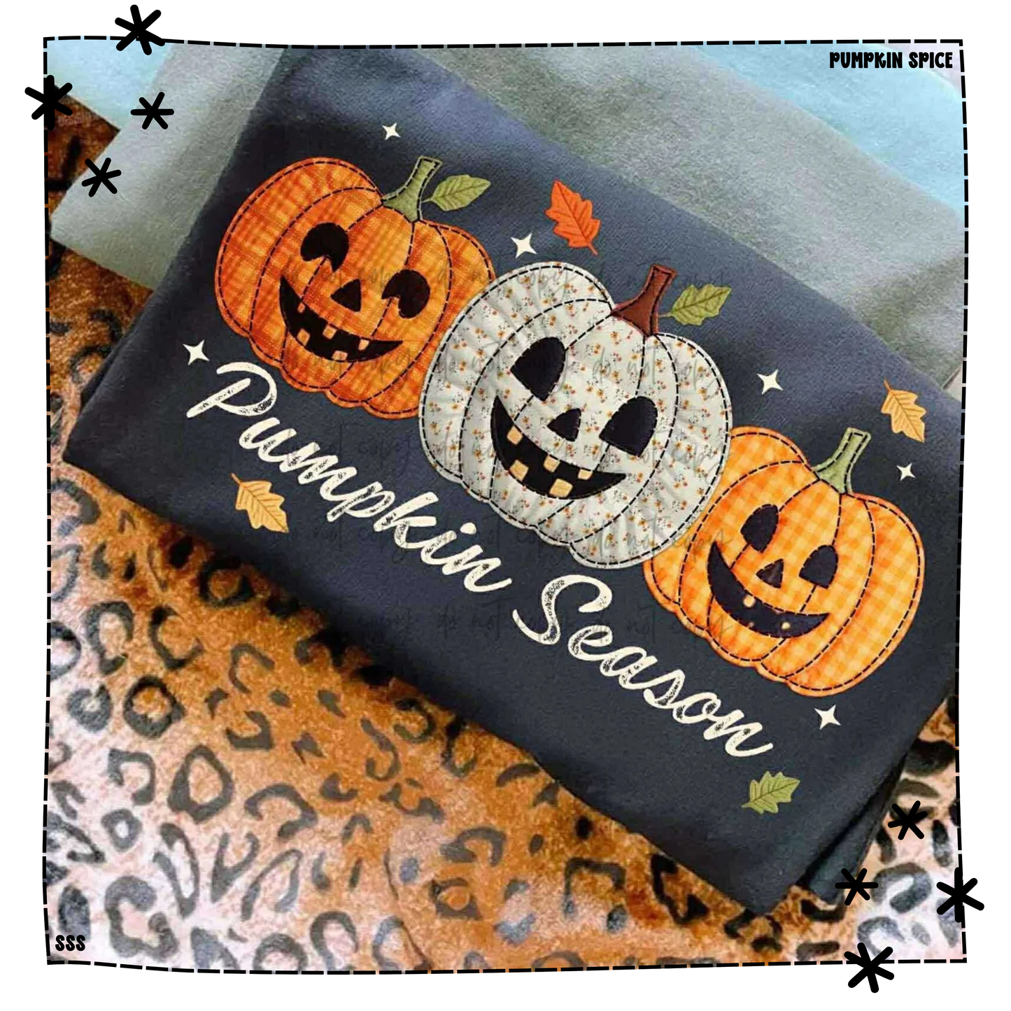 Pumpkin Season Faux Stitch - WEEKLY DROP