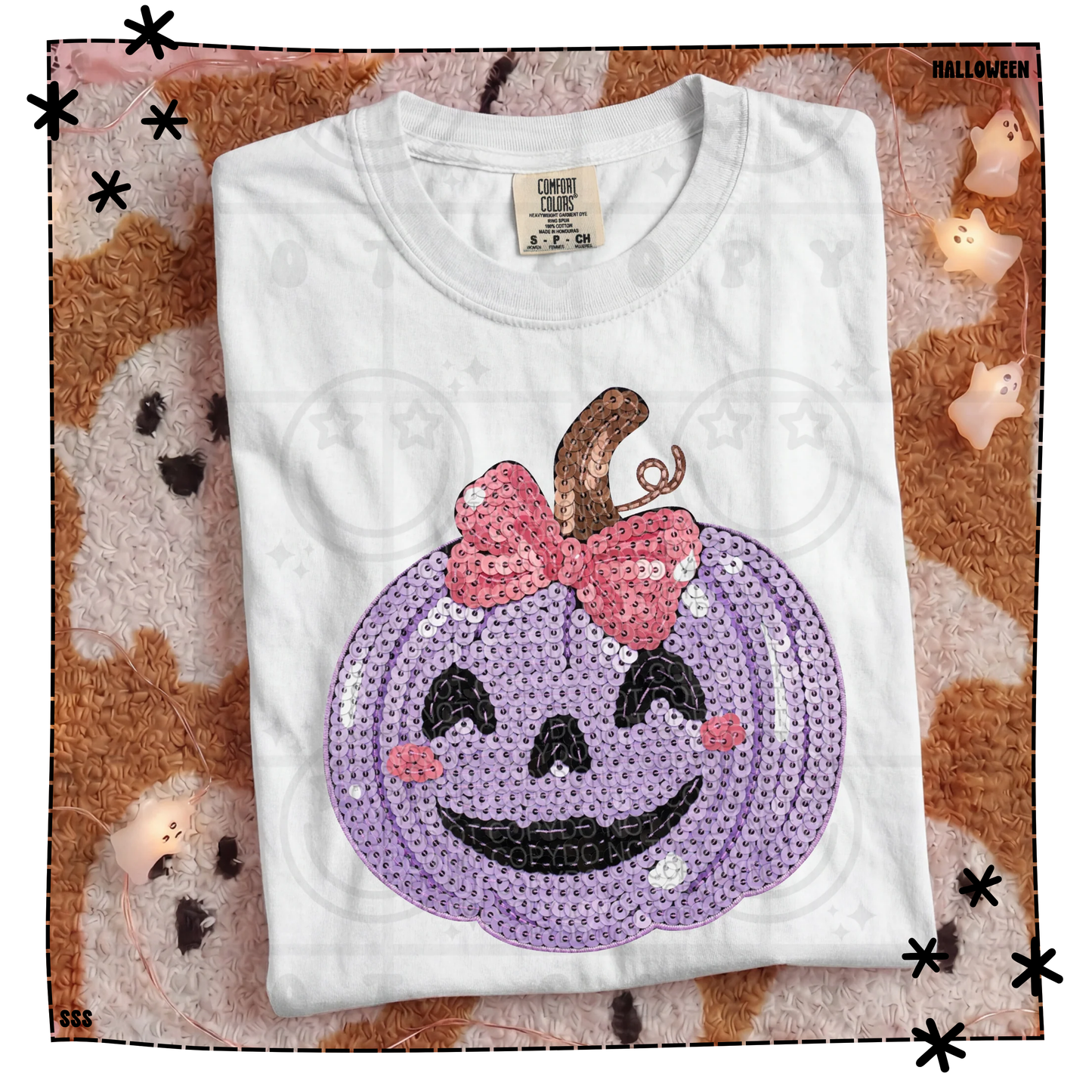 Purple Pumpkin With Pink Bow WEEKLY DROP