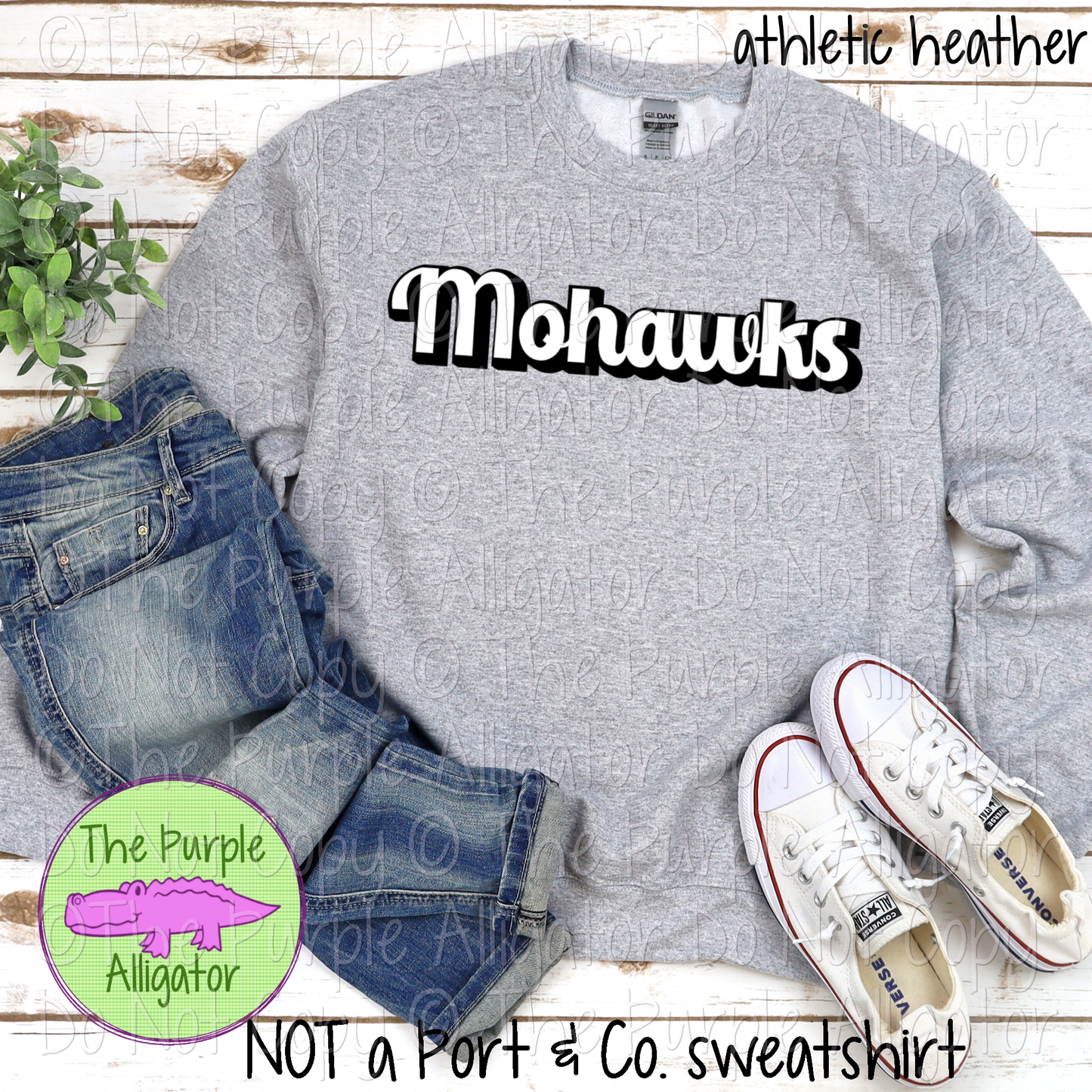 Mohawks Re-SC Mascot Team School Spirit CHOOSE YOUR DESIGN COLORS 0125 (d2f TPA)