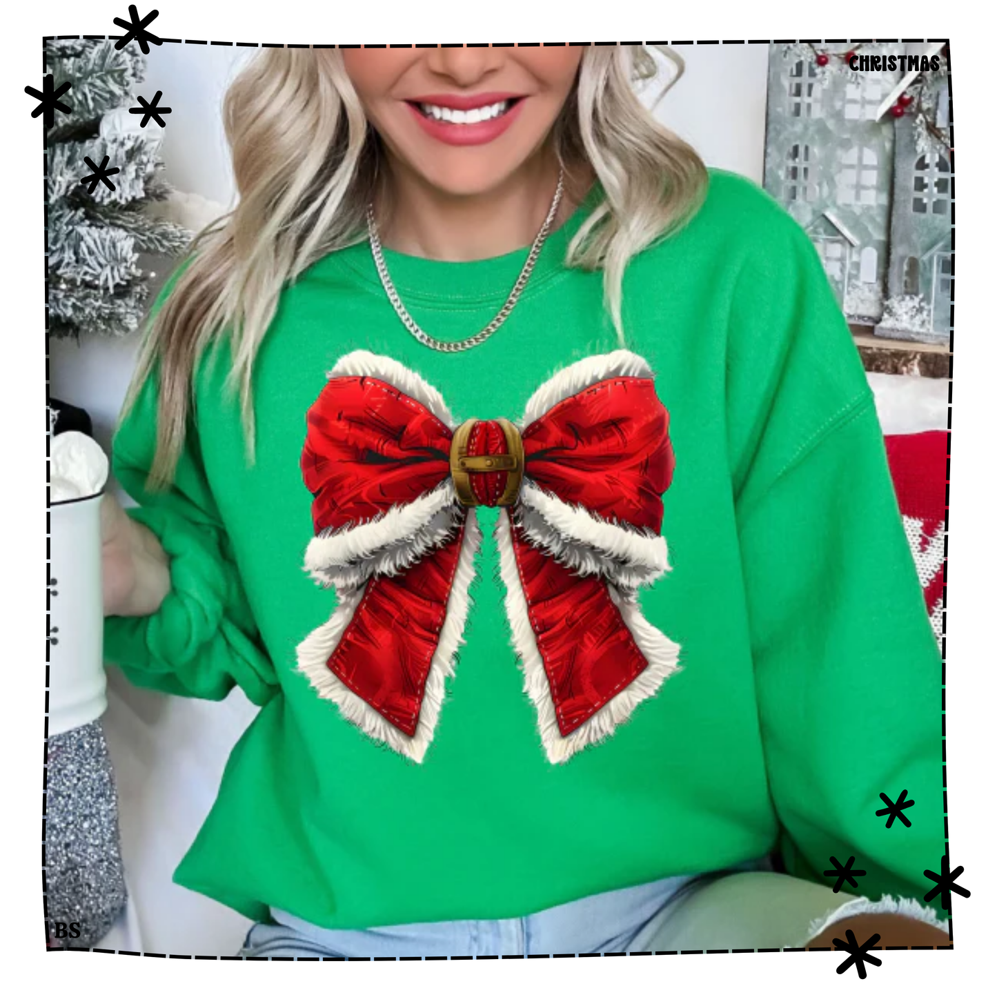 Santa Buckle Coquette Bow WEEKLY DROP