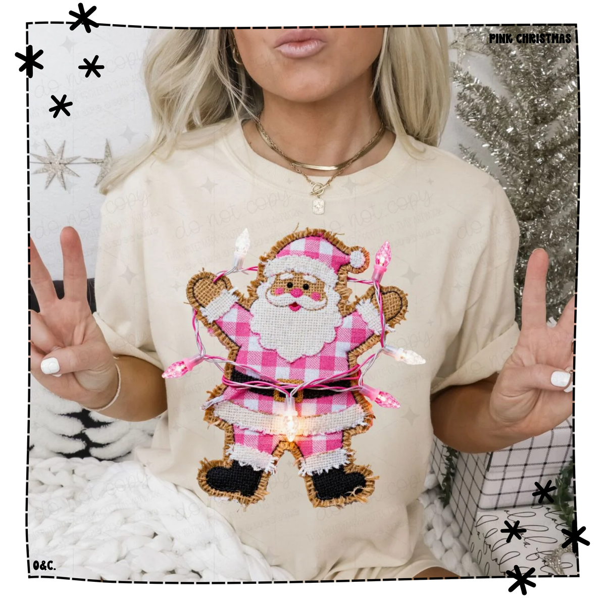 Santa Burlap WEEKLY DROP
