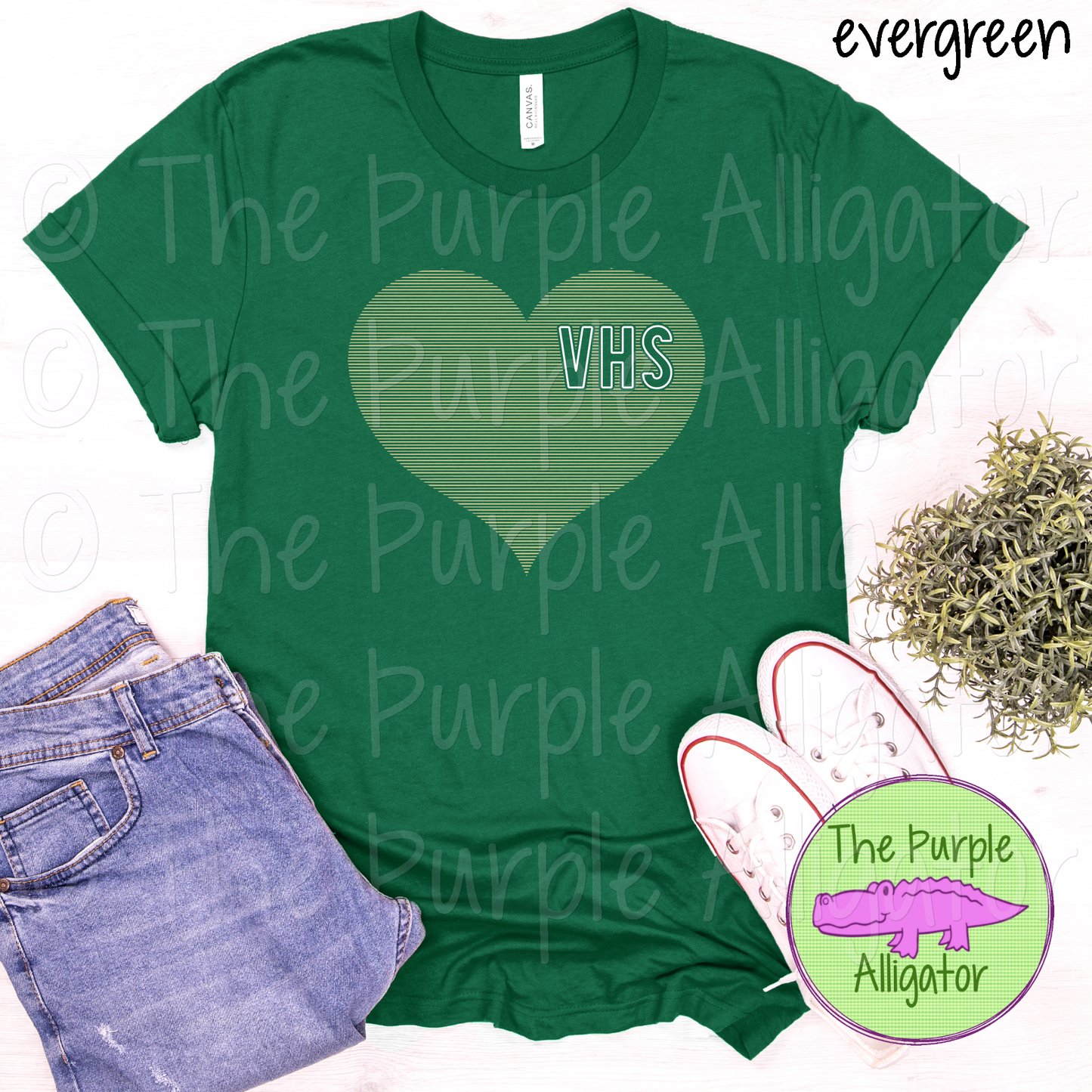 Viera VHS Mini Stripes Heart School Spirit (d2f TPA)