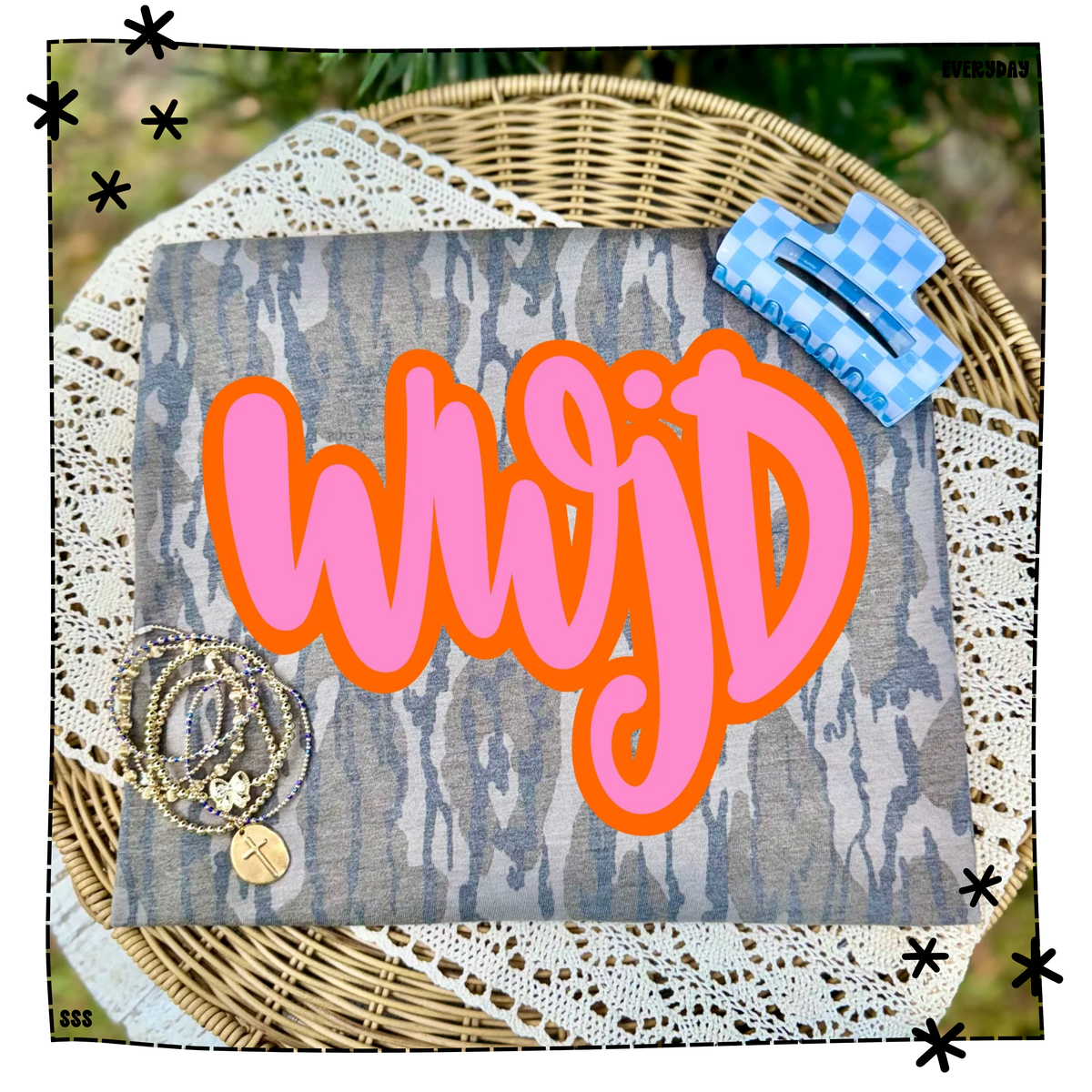 WWJD Pink Orange WEEKLY DROP