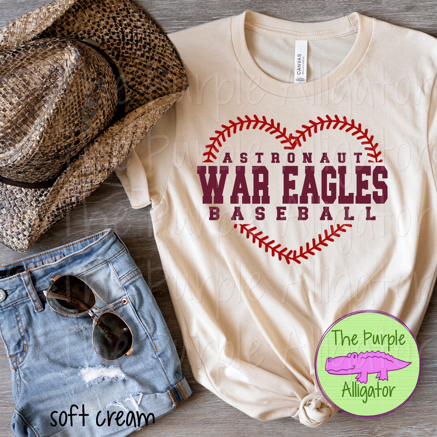 Astronaut War Eagles Baseball SC63 Mascot School Spirit (d2f TPA)