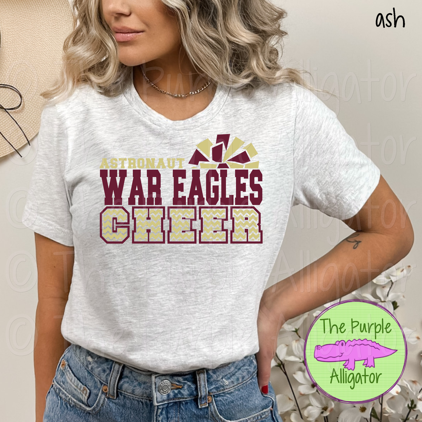 Astronaut War Eagles Cheer SC8 Mascot School Spirit (d2f TPA)