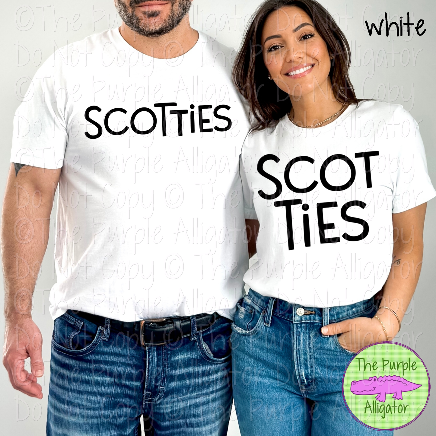 Scotties Argy Mascot Hand-Drawn Style Custom Choose-Your-Color School Spirit Design 0225 (d2f TPA)