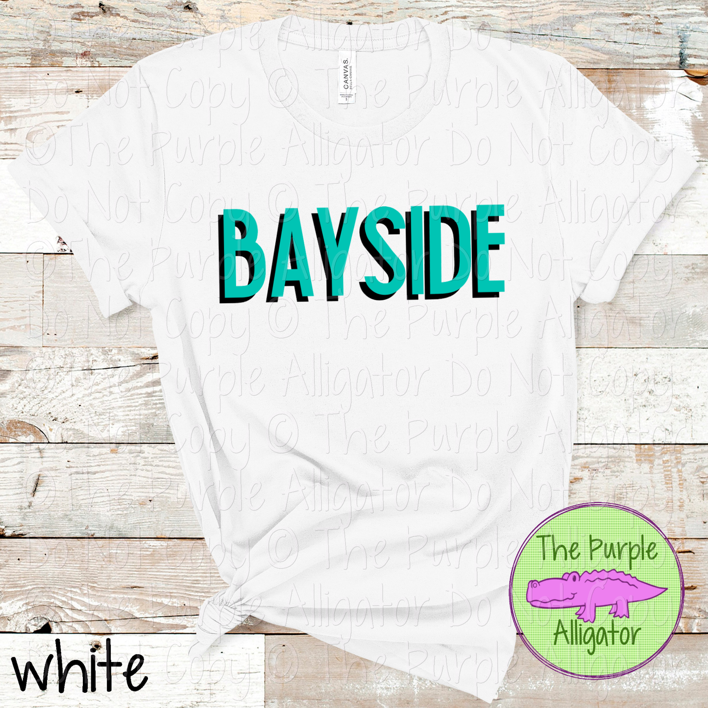 Bayside NF Two-Tone Offset Spirit Design | Bold Two-Color Offset Text Design | CHOOSE YOUR DESIGN COLORS 0825 (d2f TPA)