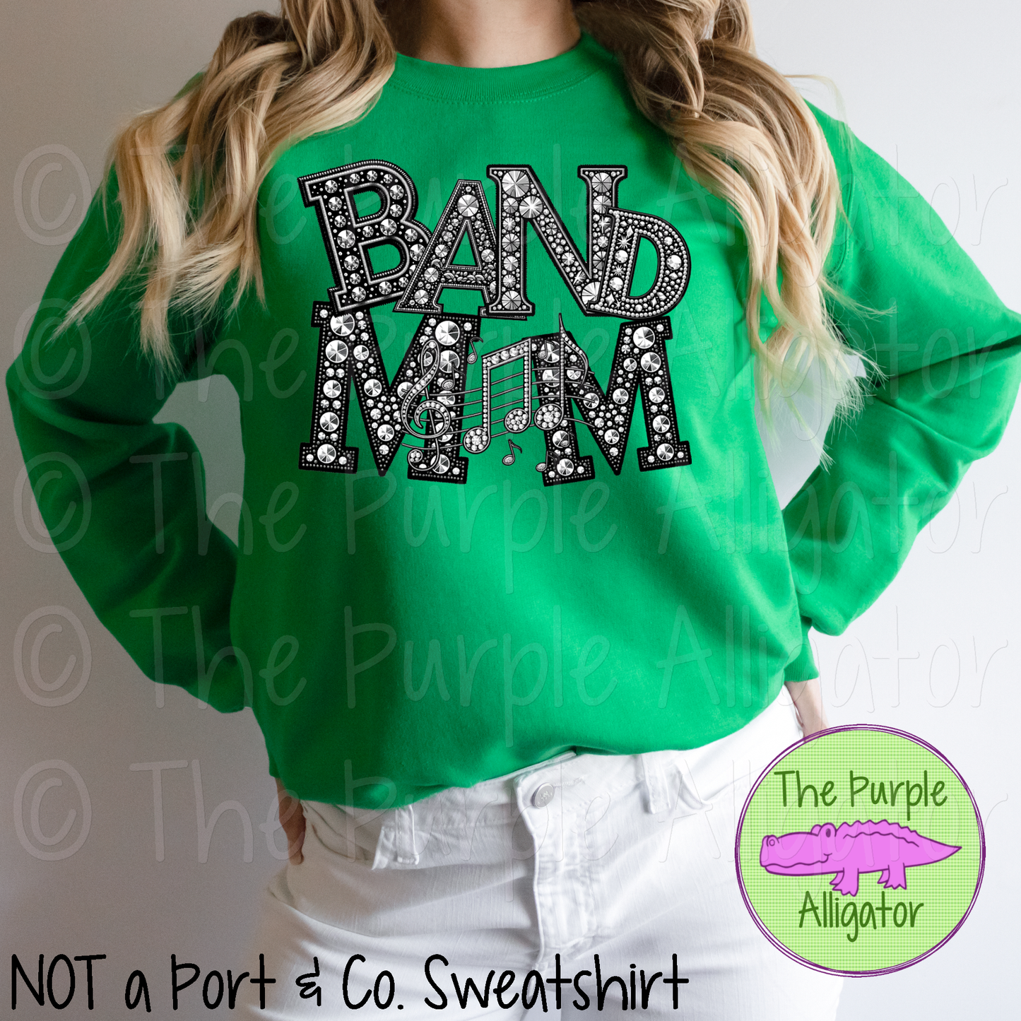 Band Mom Faux Rhinestone (d2f TED)