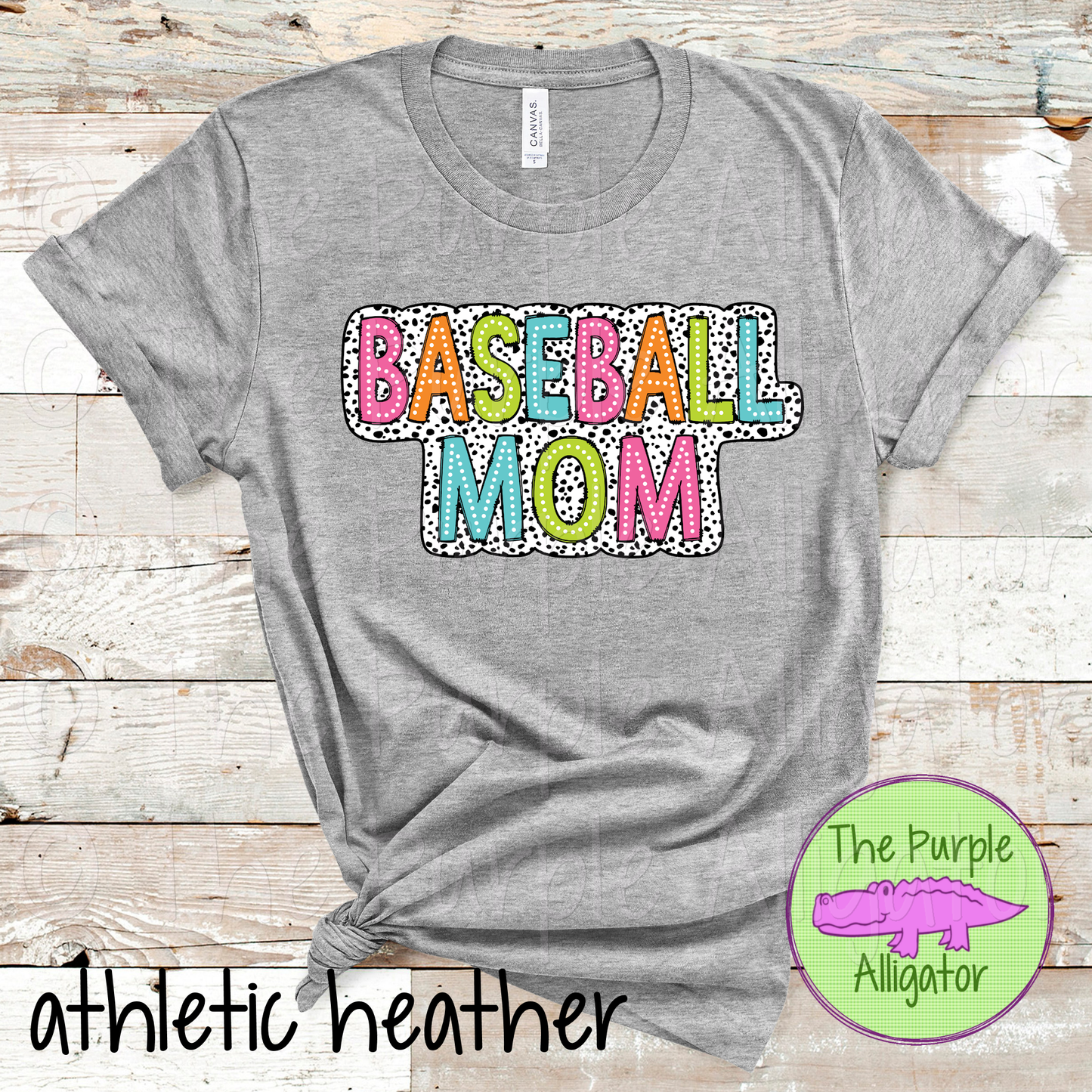Baseball Mom Dalmatian Dots 0724 (d2f TBA-DF-CF)