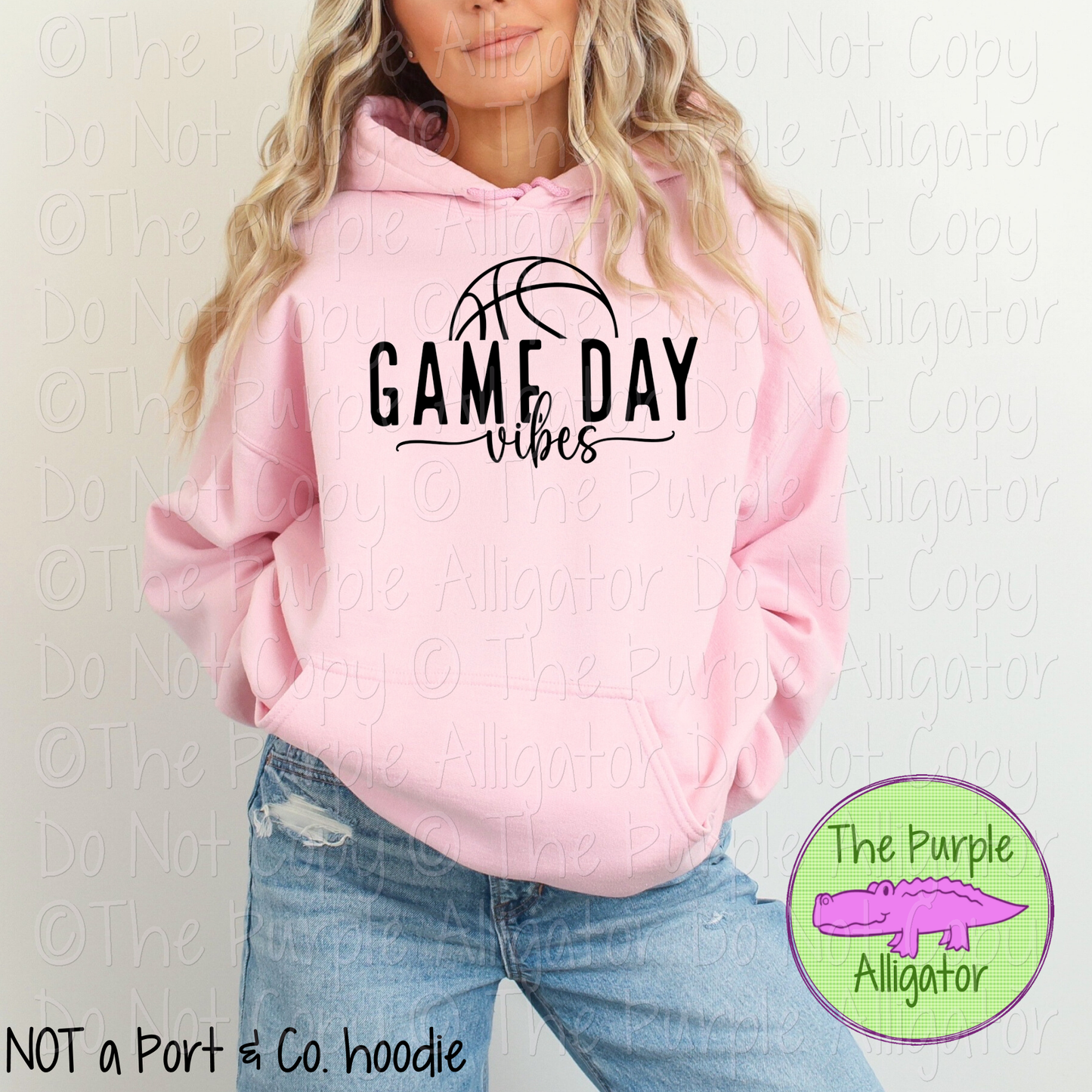 Basketball Game Day Vibes - Choose Your Design Color - 0424 (d2f SDS)