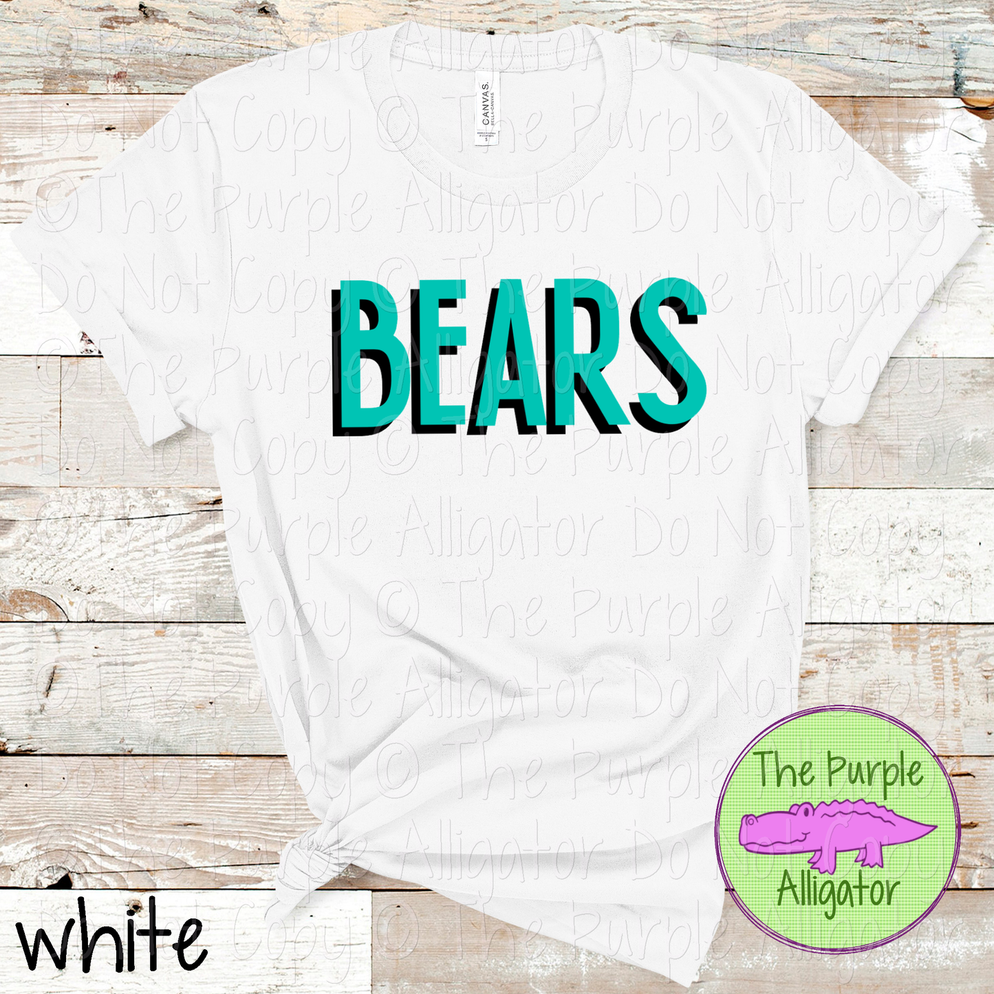 Bears NF Two-Tone Offset Spirit Design | Bold Two-Color Offset Text Design | CHOOSE YOUR DESIGN COLORS 0825 (d2f TPA)