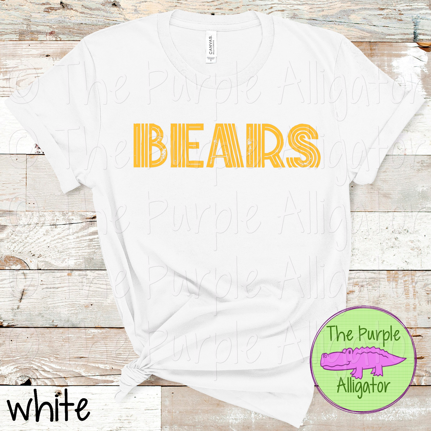Bears Br-IG Mascot School Spirit - CHOOSE YOUR TEXT COLOR (d2f TPA)