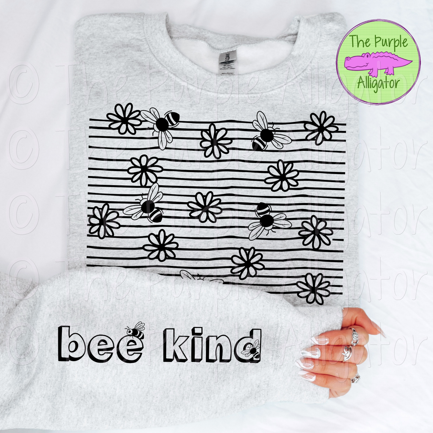 Bee Kind w Sleeve Design 0124 (d2f SAL)