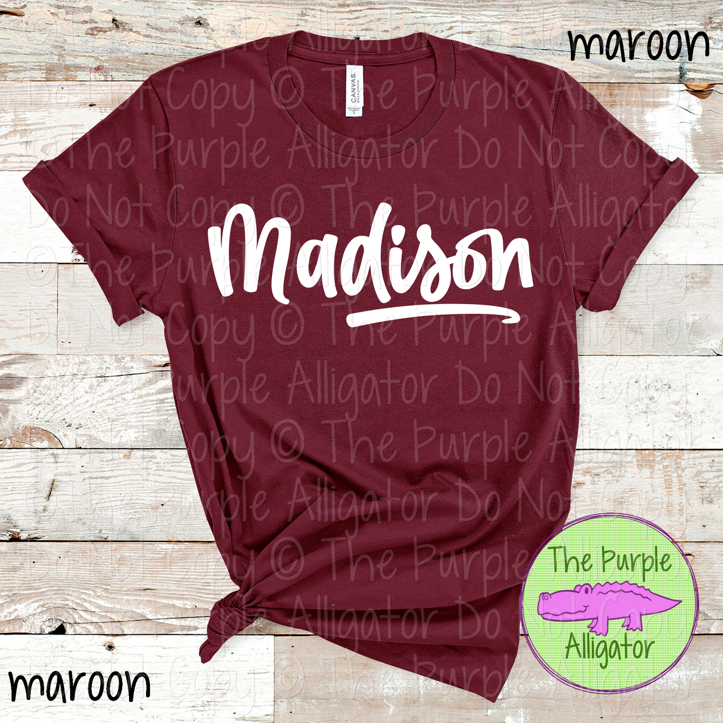 Madison Bold Flow | Bold Handwritten Spirit Wear Design for Students, Staff & Fans - CHOOSE YOUR DESIGN COLOR 0725 (d2f TPA)