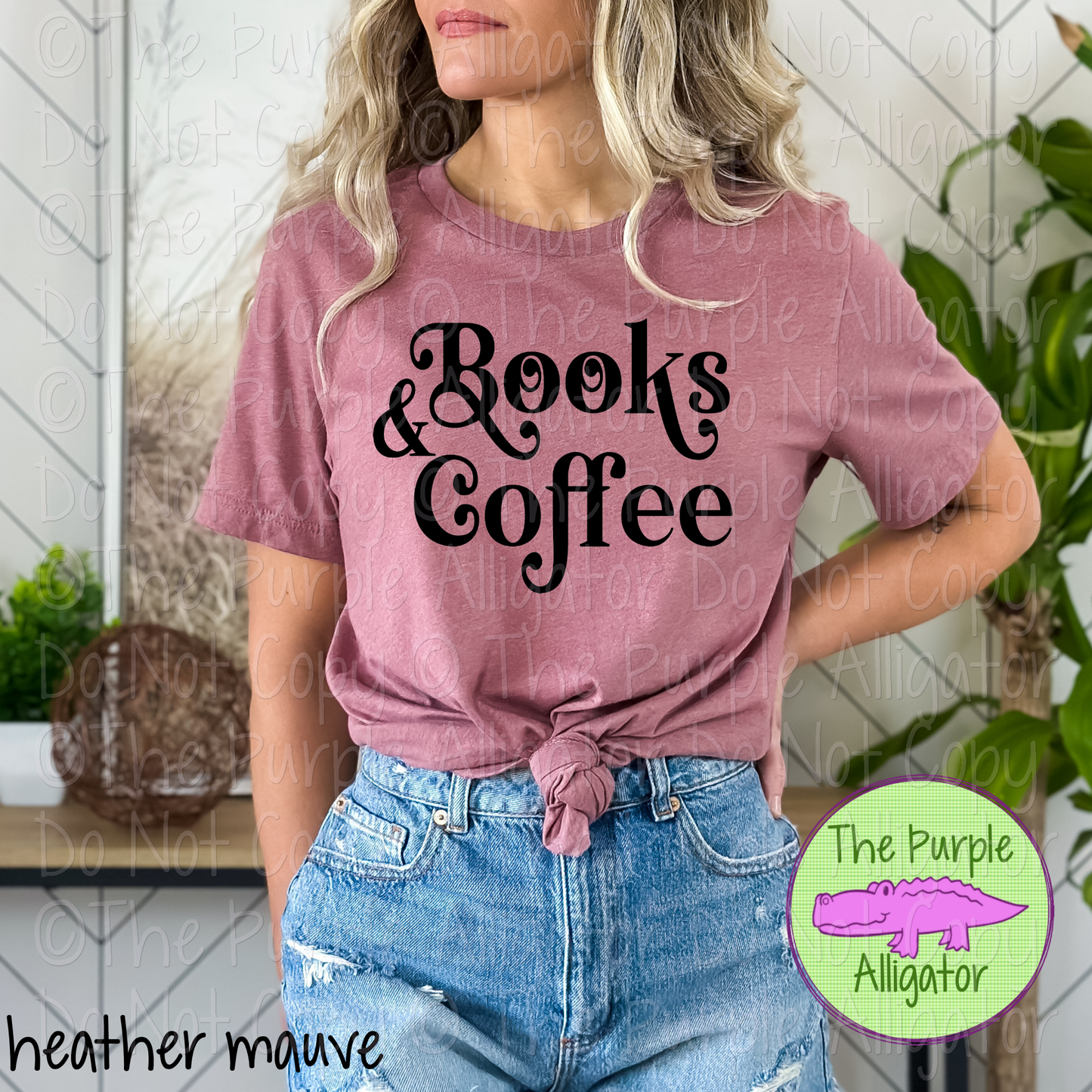 Books & Coffee - Choose Your Design Color - 0524 (d2f ITO)