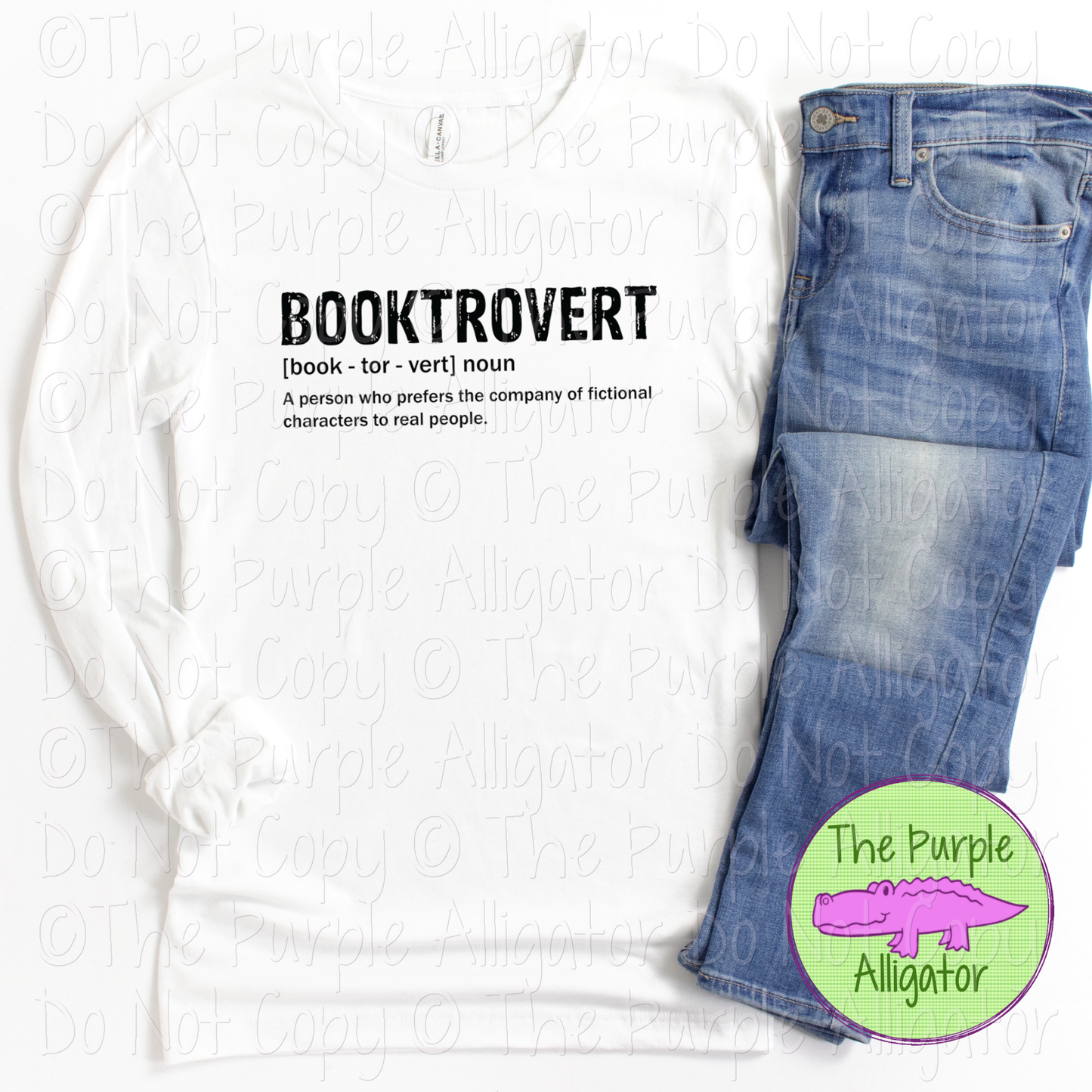 Booktrovert Definition - Choose Your Design Color - 1024 (d2f NAS)