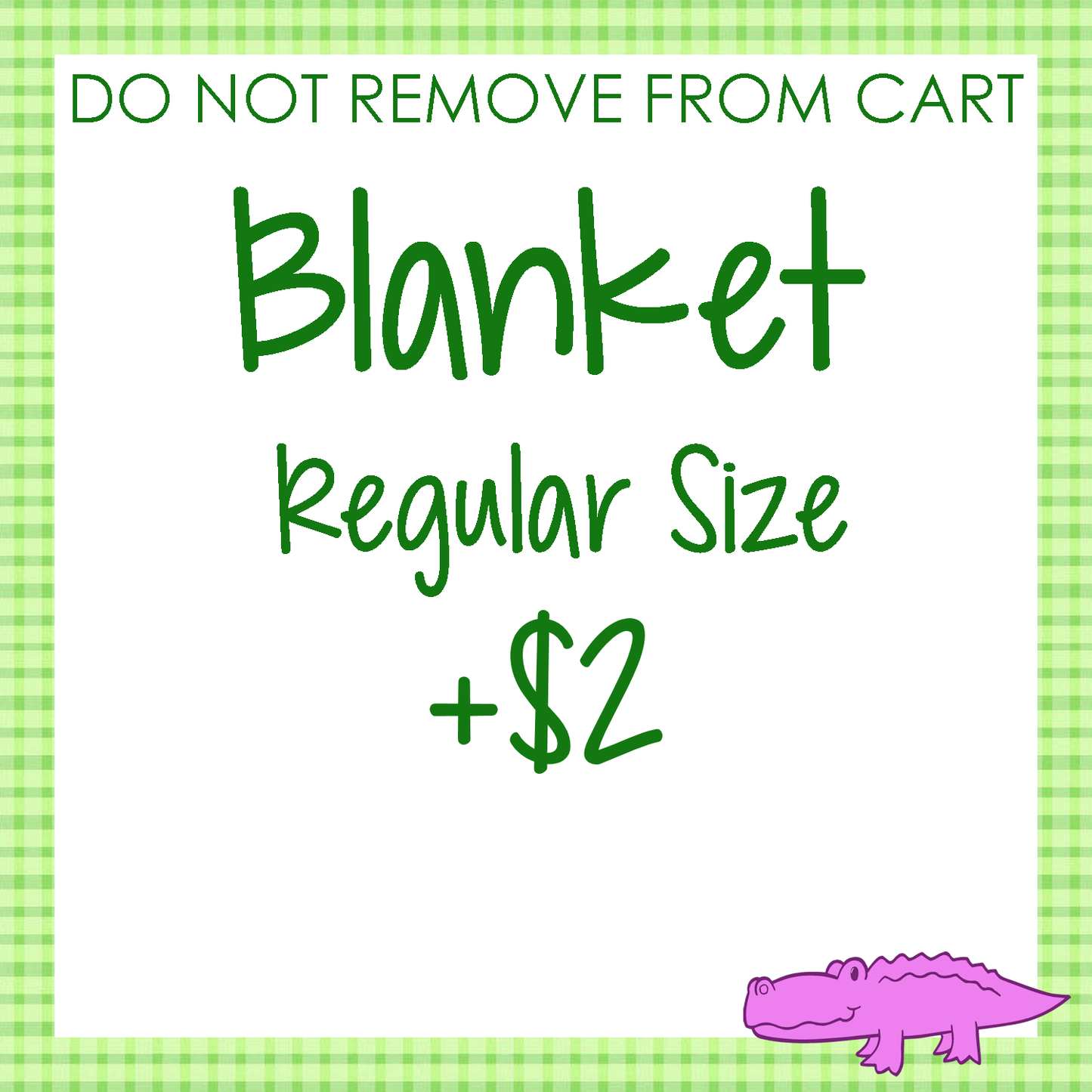 Add-On Blanket MEN