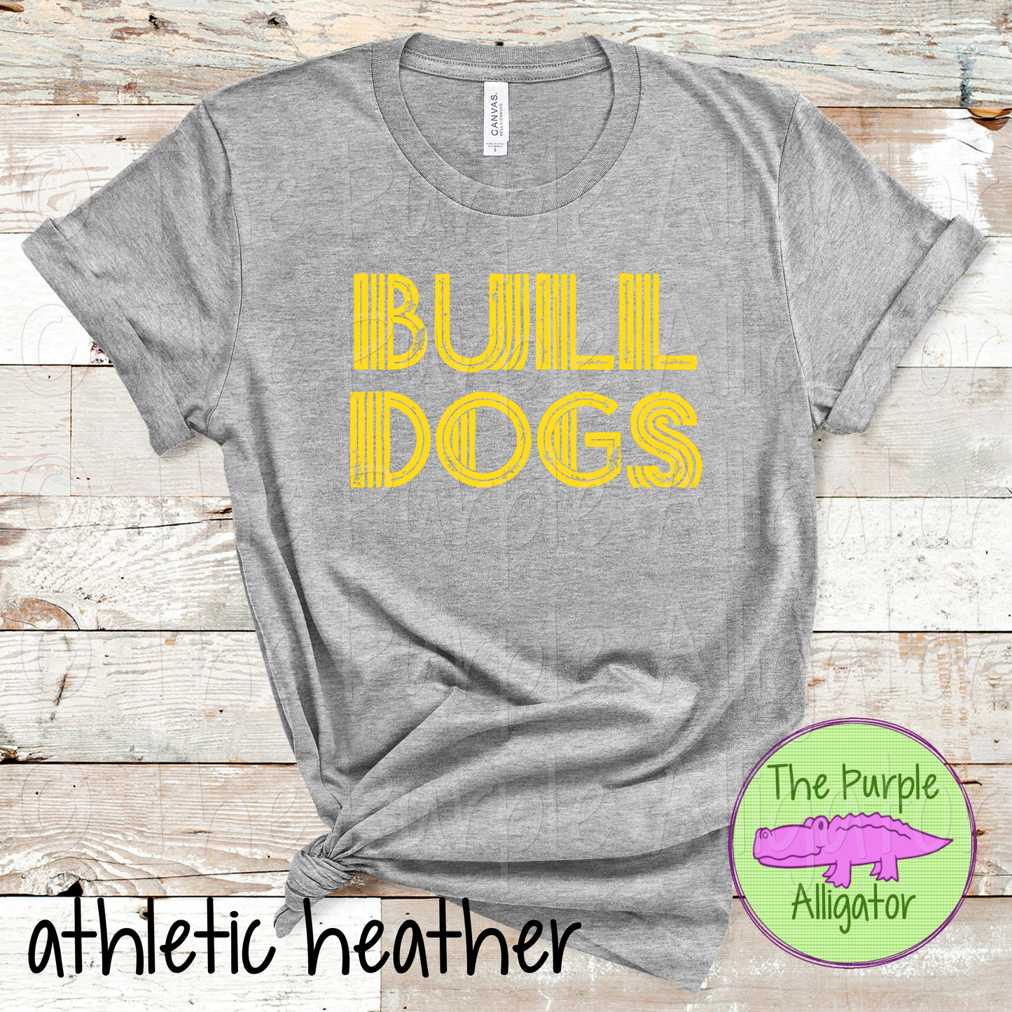 Bulldogs Br-IG Mascot School Spirit - CHOOSE YOUR TEXT COLOR (d2f TPA)