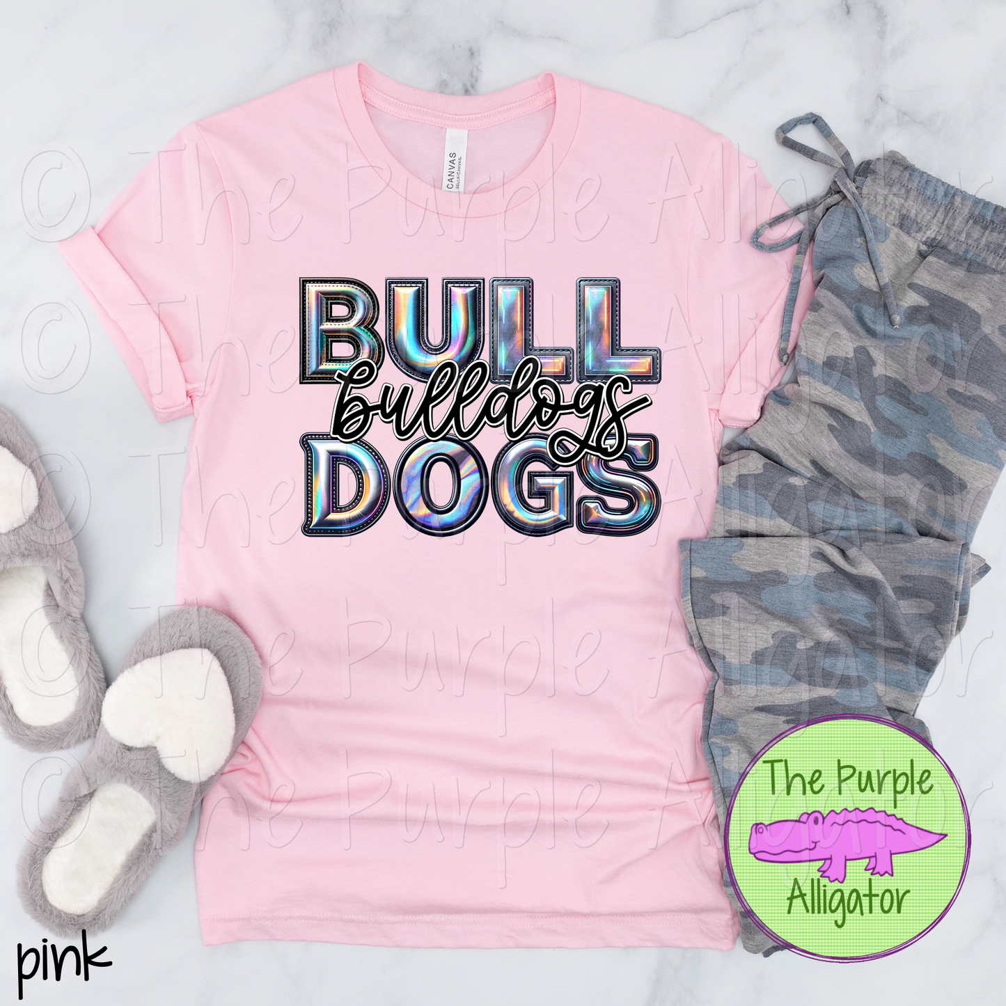 Bulldogs Holographic Mascot Team Spirit (d2f TED)
