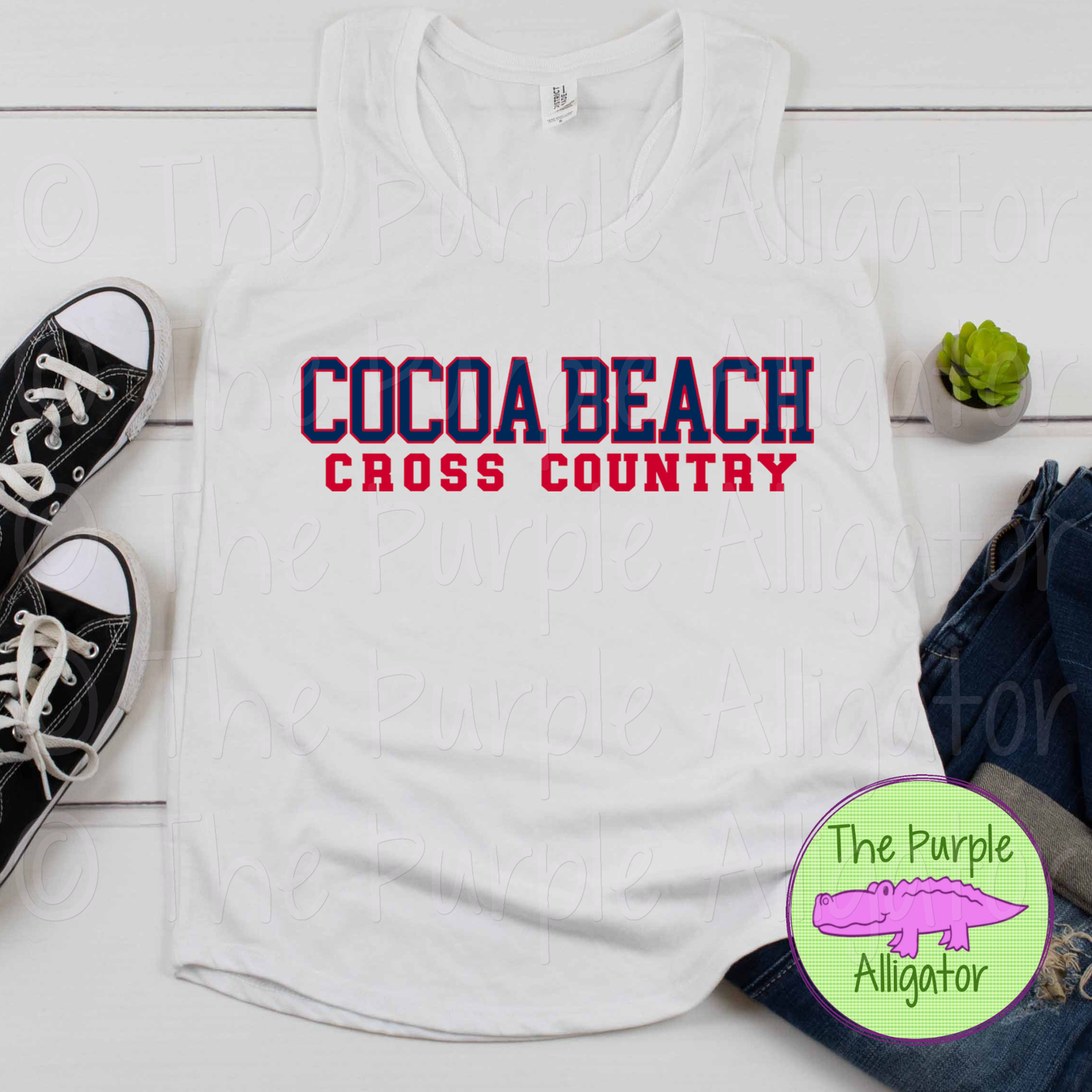 Cocoa Beach Cross Country CB-JPST Mascot School Spirit (d2f TPA)