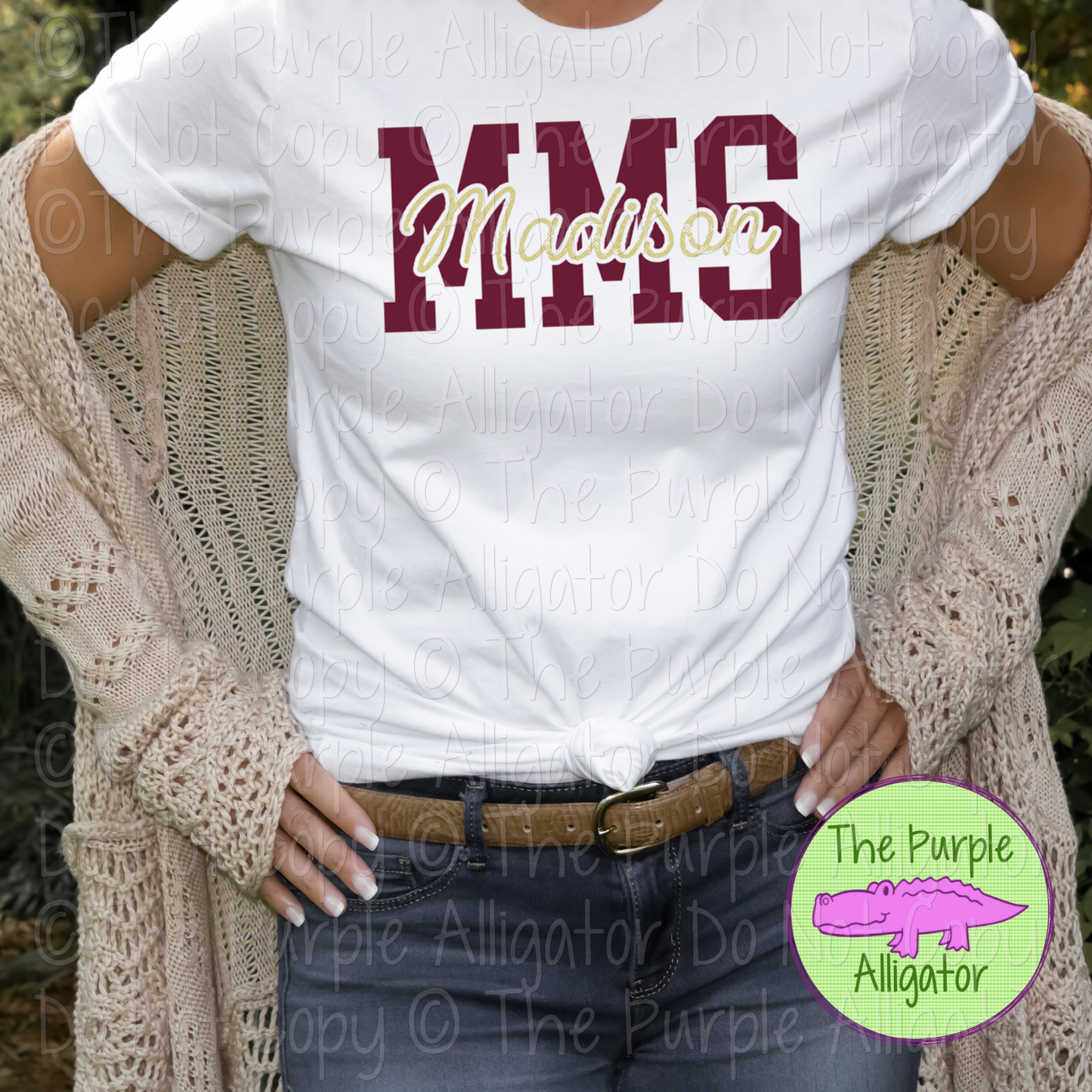 MMS Madison CB Grunge School Spirit CHOOSE YOUR DESIGN COLORS 0125 (d2f TPA)