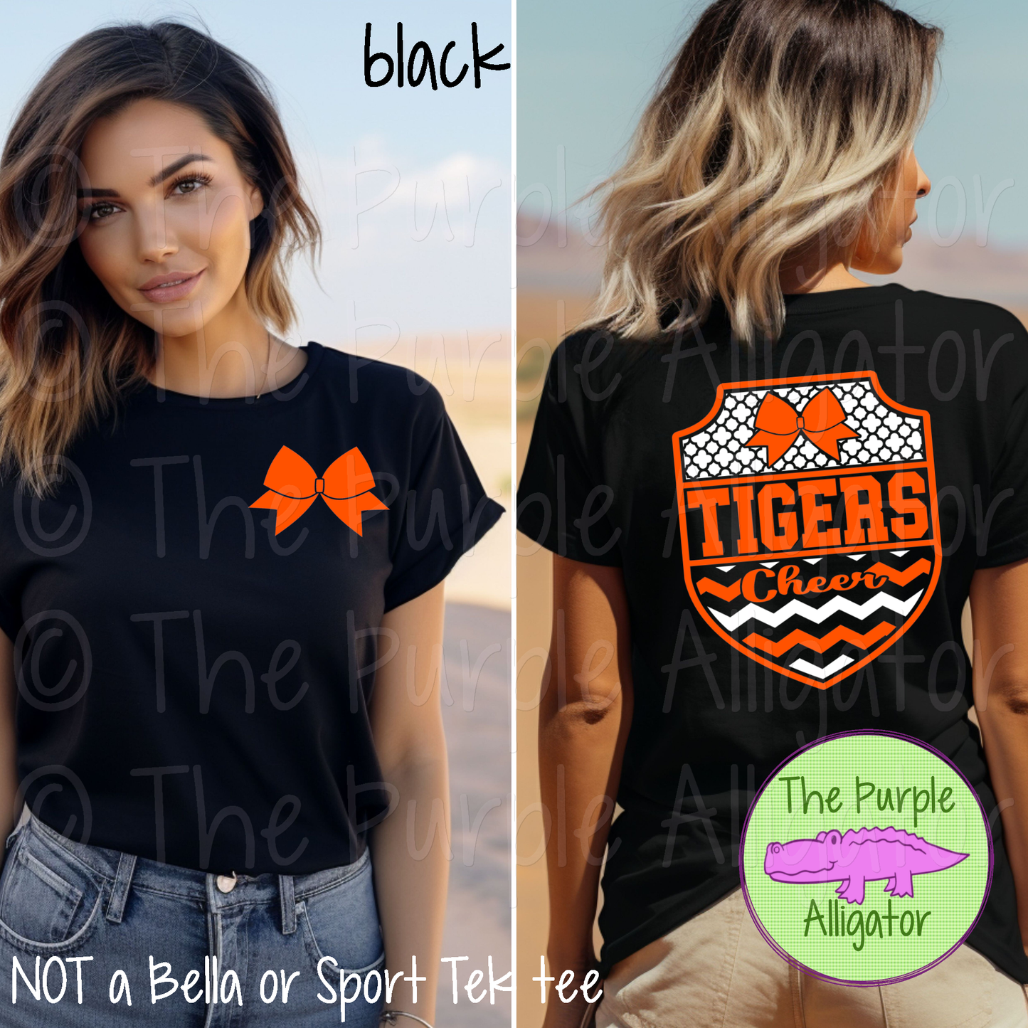 Tigers Cheer SC4 Mascot School Spirit - CHOOSE YOUR DESIGN COLORS (d2f TPA)