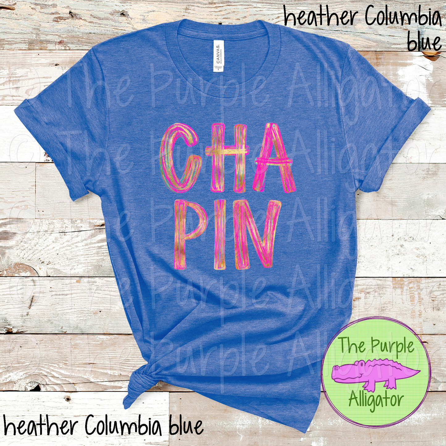 Chapin AJ Gold Distressed Gold Brush School Spirit Design 0924 TPA