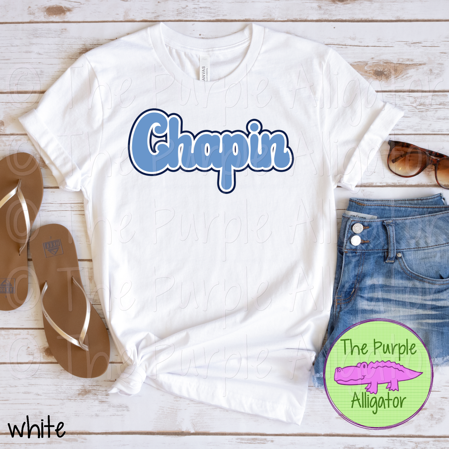 Chapin Retro Bubble School Spirit - CHOOSE YOUR DESIGN COLORS (d2f TPA)