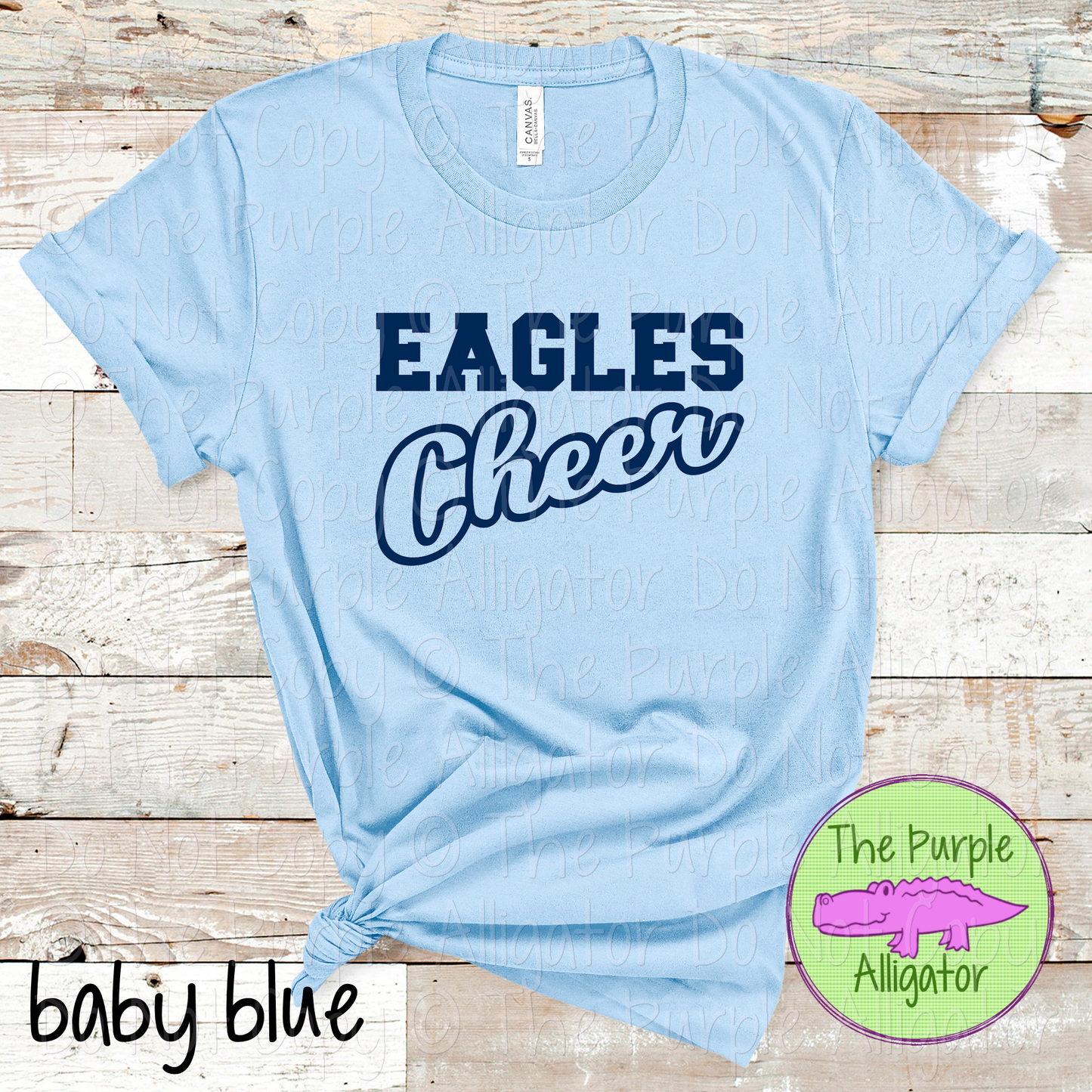 Eagles Hollow Cheer SC16 Mascot School Spirit Team Swag - CHOOSE YOUR DESIGN COLOR - 0625 (d2f TPA)