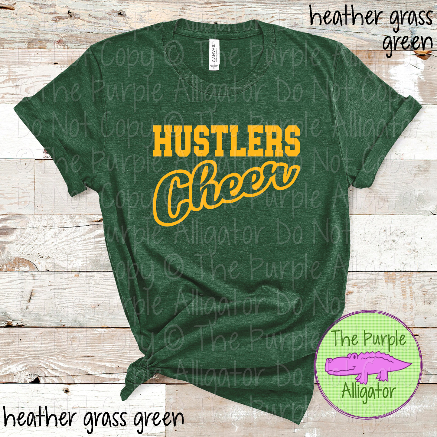 Hustlers Hollow Cheer SC16 Mascot School Spirit Team Swag - CHOOSE YOUR DESIGN COLOR - 0625 (d2f TPA)