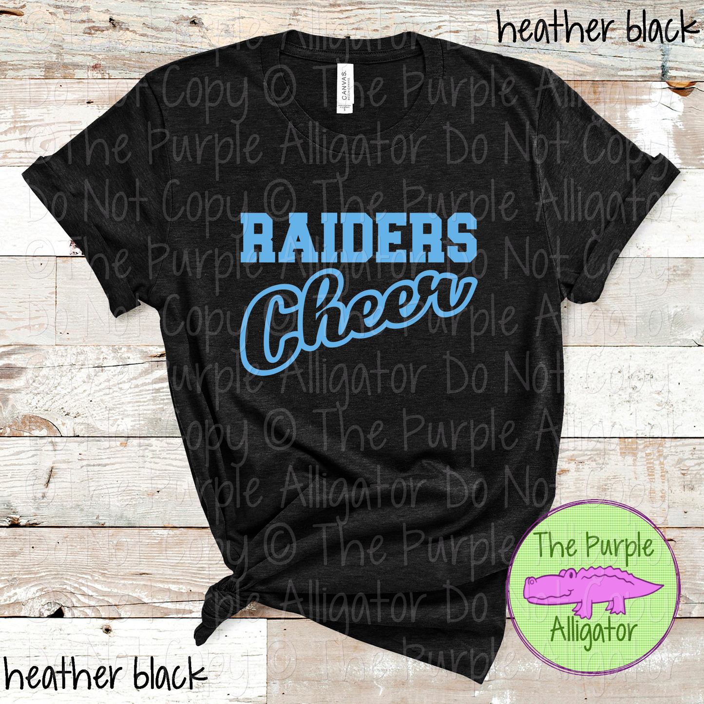 Raiders Hollow Cheer SC16 Mascot School Spirit Team Swag - CHOOSE YOUR DESIGN COLOR - 0625 (d2f TPA)