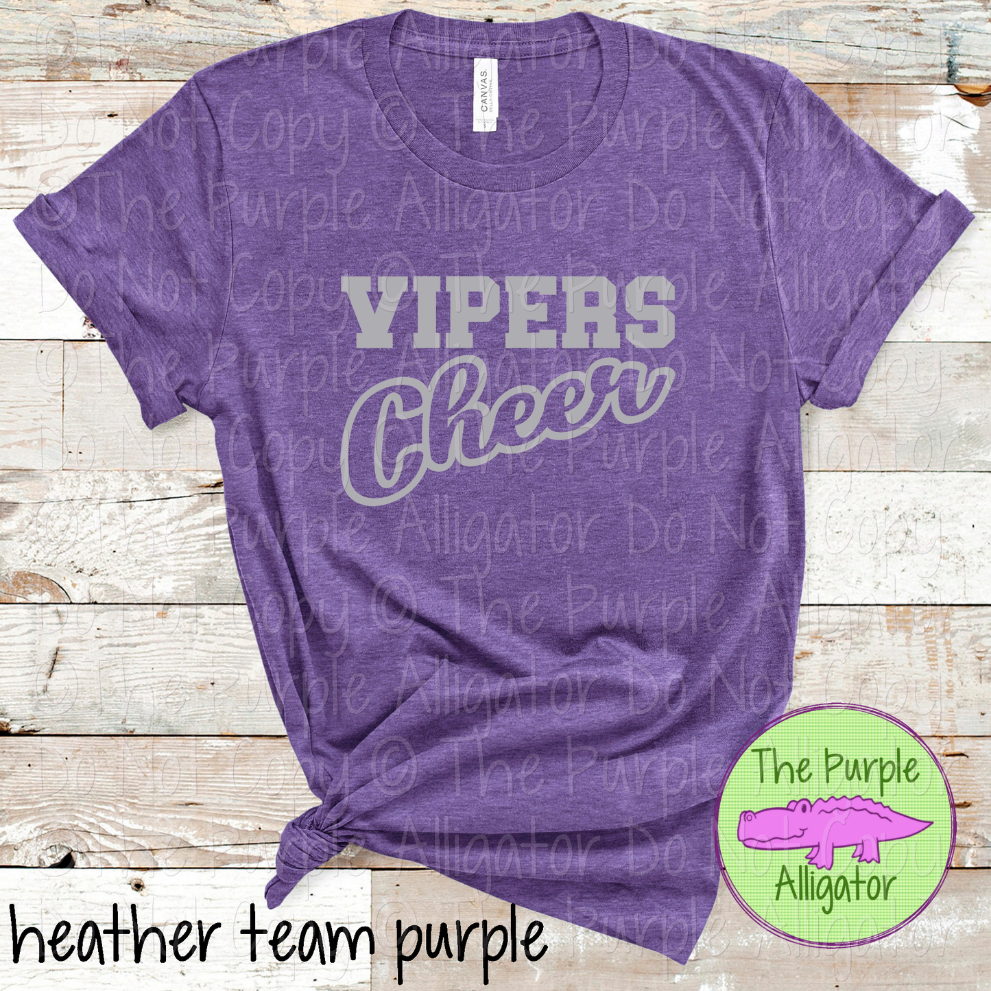 Vipers Hollow Cheer SC16 Mascot School Spirit Team Swag - CHOOSE YOUR DESIGN COLOR - 0625 (d2f TPA)