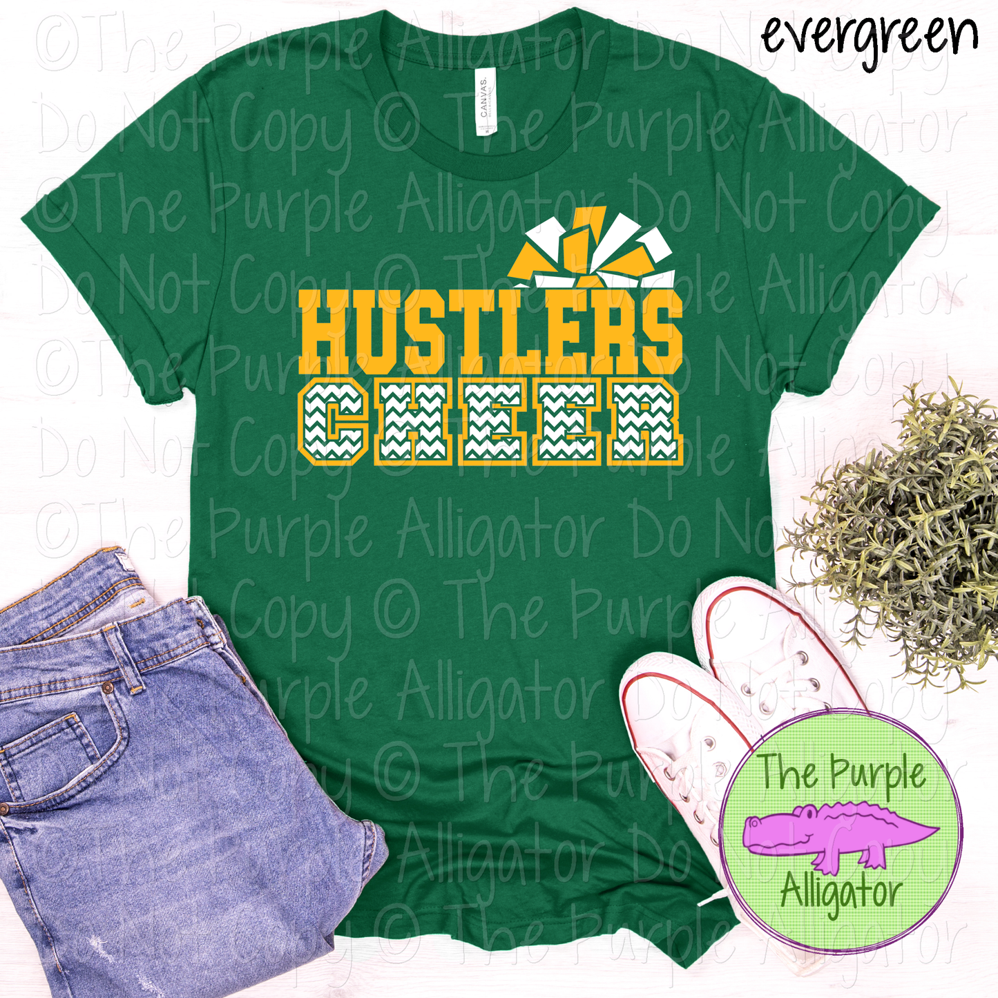 Hustlers Cheer SC8 Mascot School Spirit - CHOOSE YOUR DESIGN COLORS - 0625 (d2f TPA)