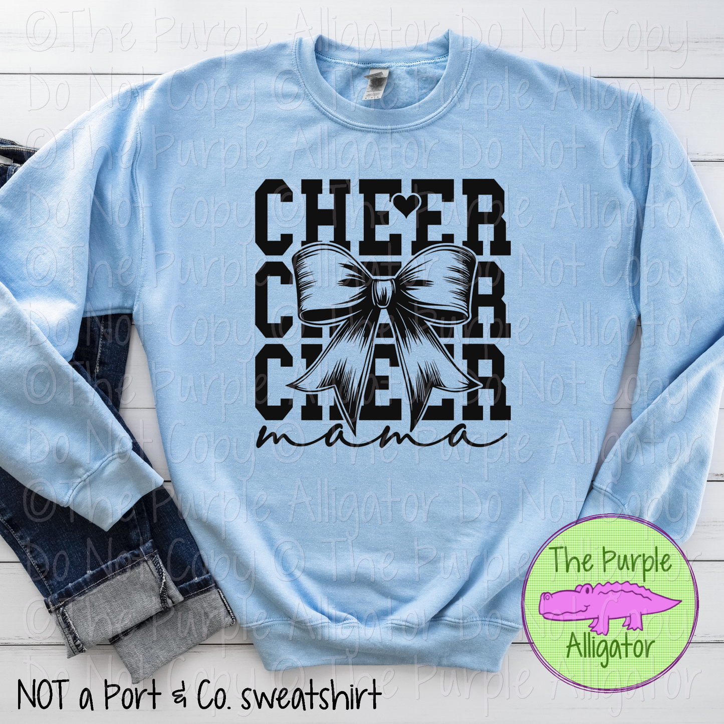 Cheer Mama Bow | Spirit Design for Moms | CHOOSE YOUR DESIGN COLOR - 0125 (d2f BSVG)