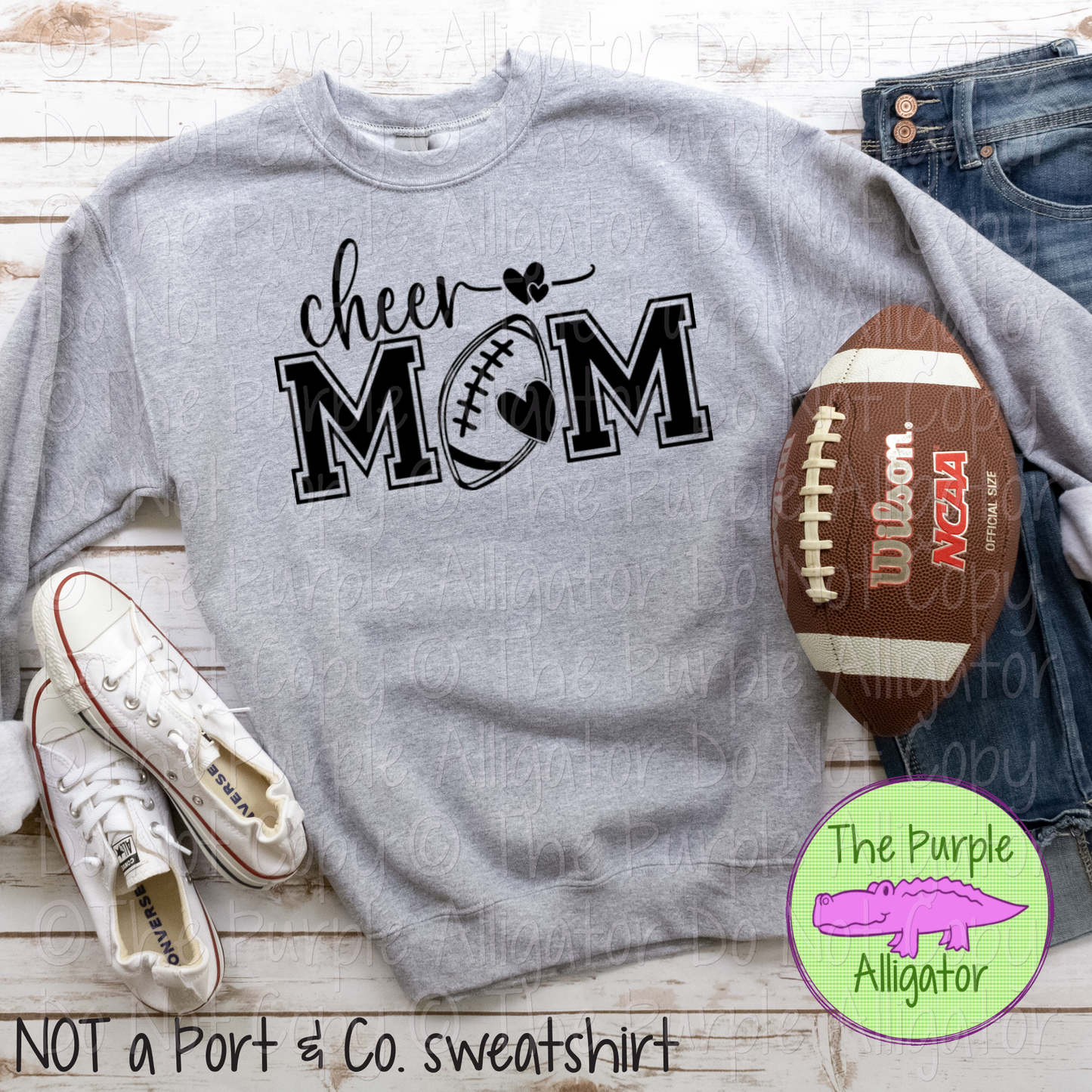 Cheer Mom Football - Choose Your Design Color - 0424 (d2f SDS)